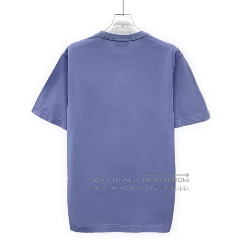 Hermes Hermes Blue pocket H letter embroidery cotton round neck s Size M / US 6-8 / IT 42-44 - 2 Thumbnail