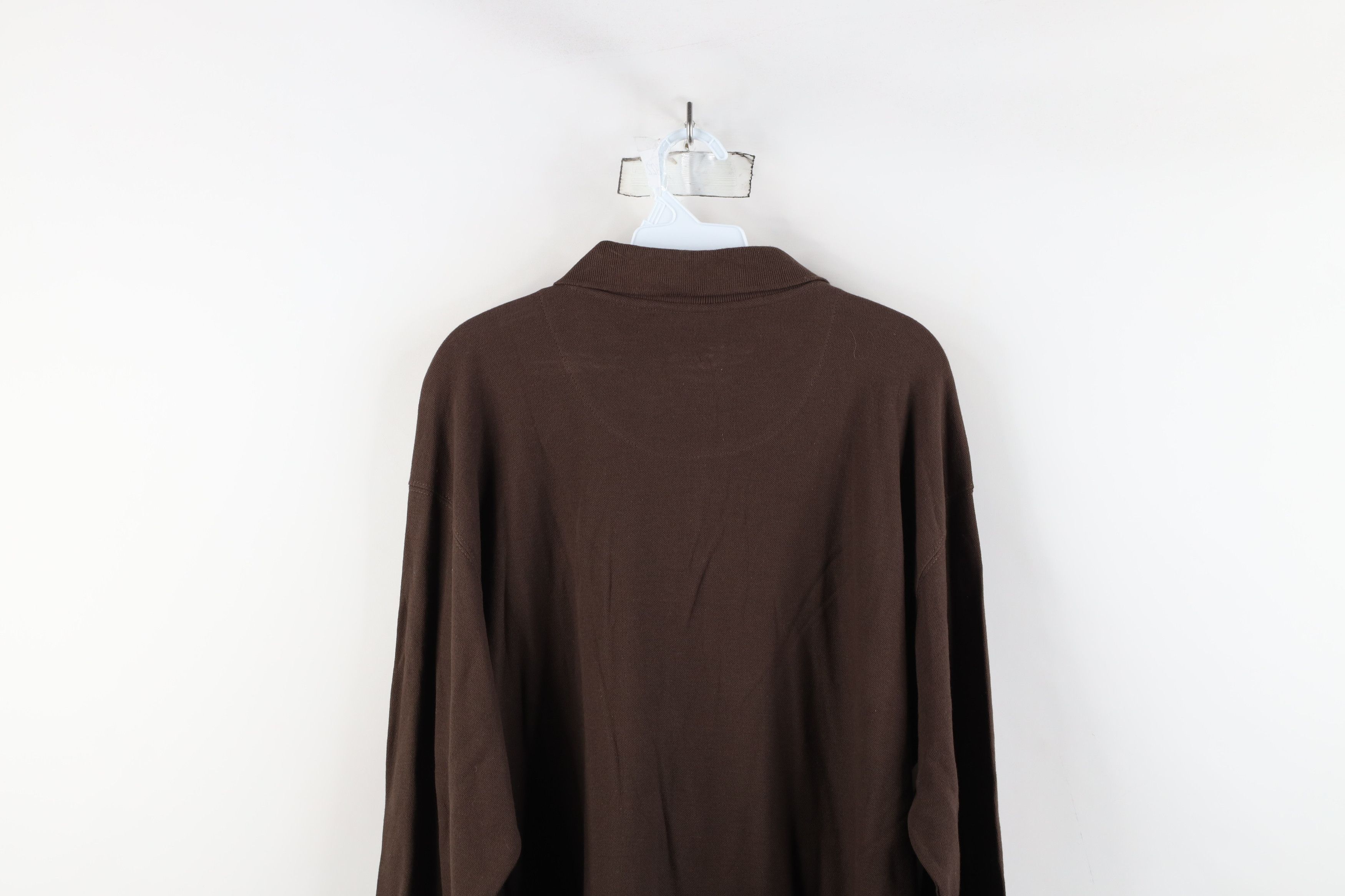 Vintage Deadstock Vintage Y2K Streetwear Long Sleeve Polo Shirt Size US XL / EU 56 / 4 - 13 Thumbnail