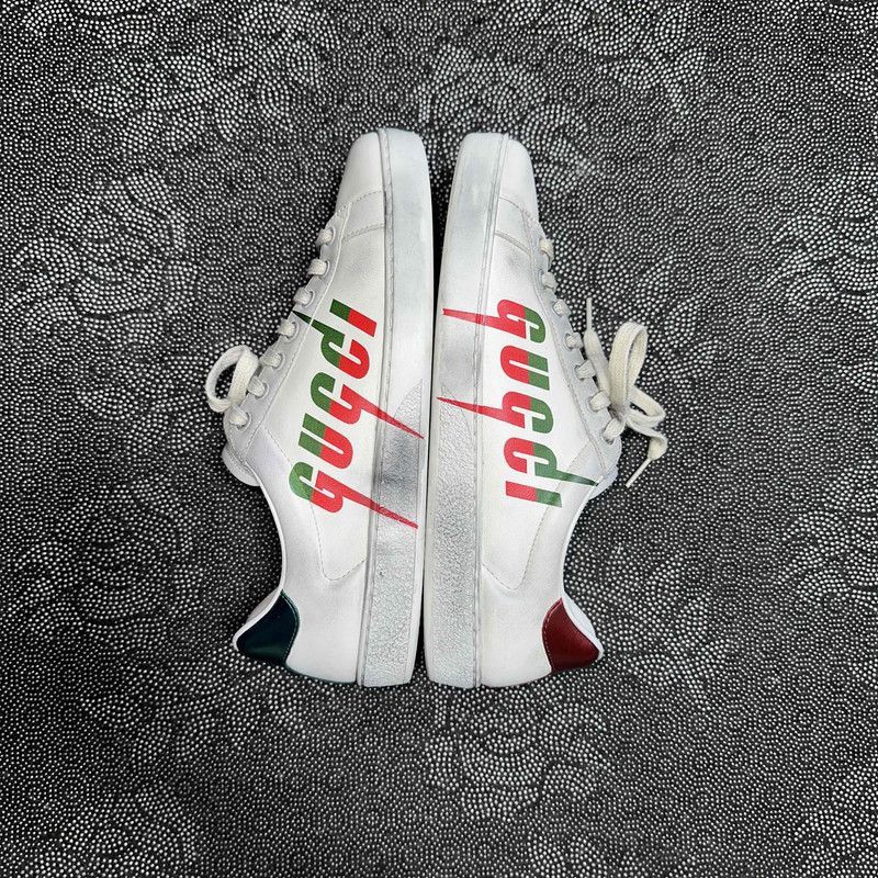 Gucci Gucci Ace Blade Sneakers for Men - Size US 8 / EU 41 - 6 Thumbnail