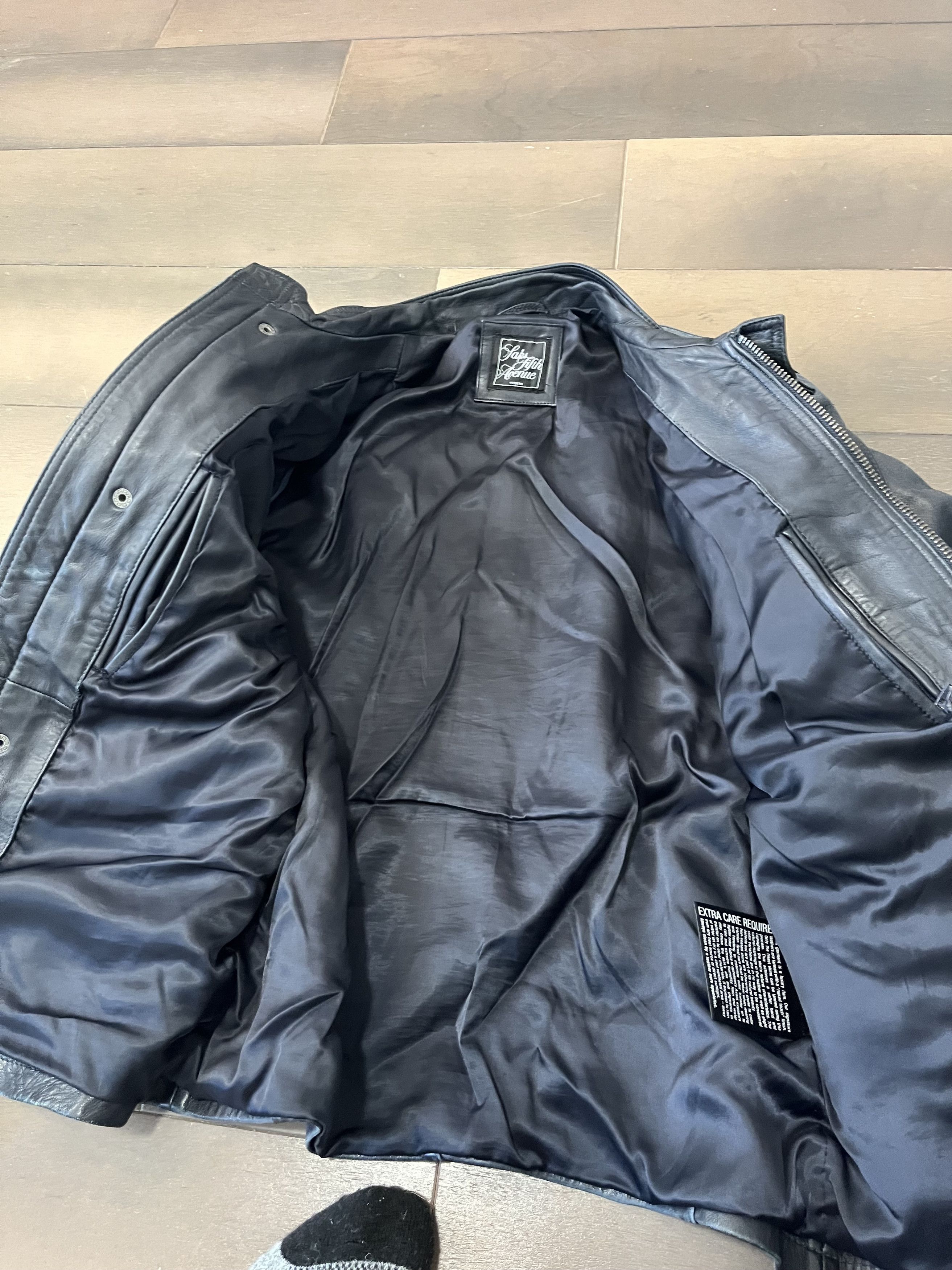 Saks Fifth Avenue Belstaff Type Beat Leather Hunting Jacket Size US M / EU 48-50 / 2 - 8 Thumbnail