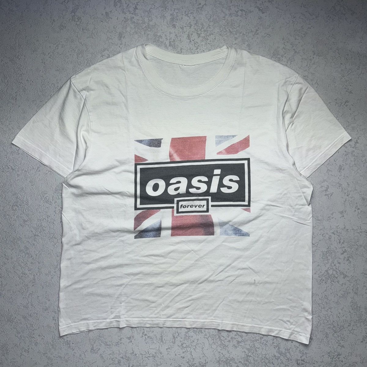 Band Tees Vintage 00s Oasis USA Flag Band T-Shirt Tee Size US XXL / EU 58 / 5 - 1 Thumbnail