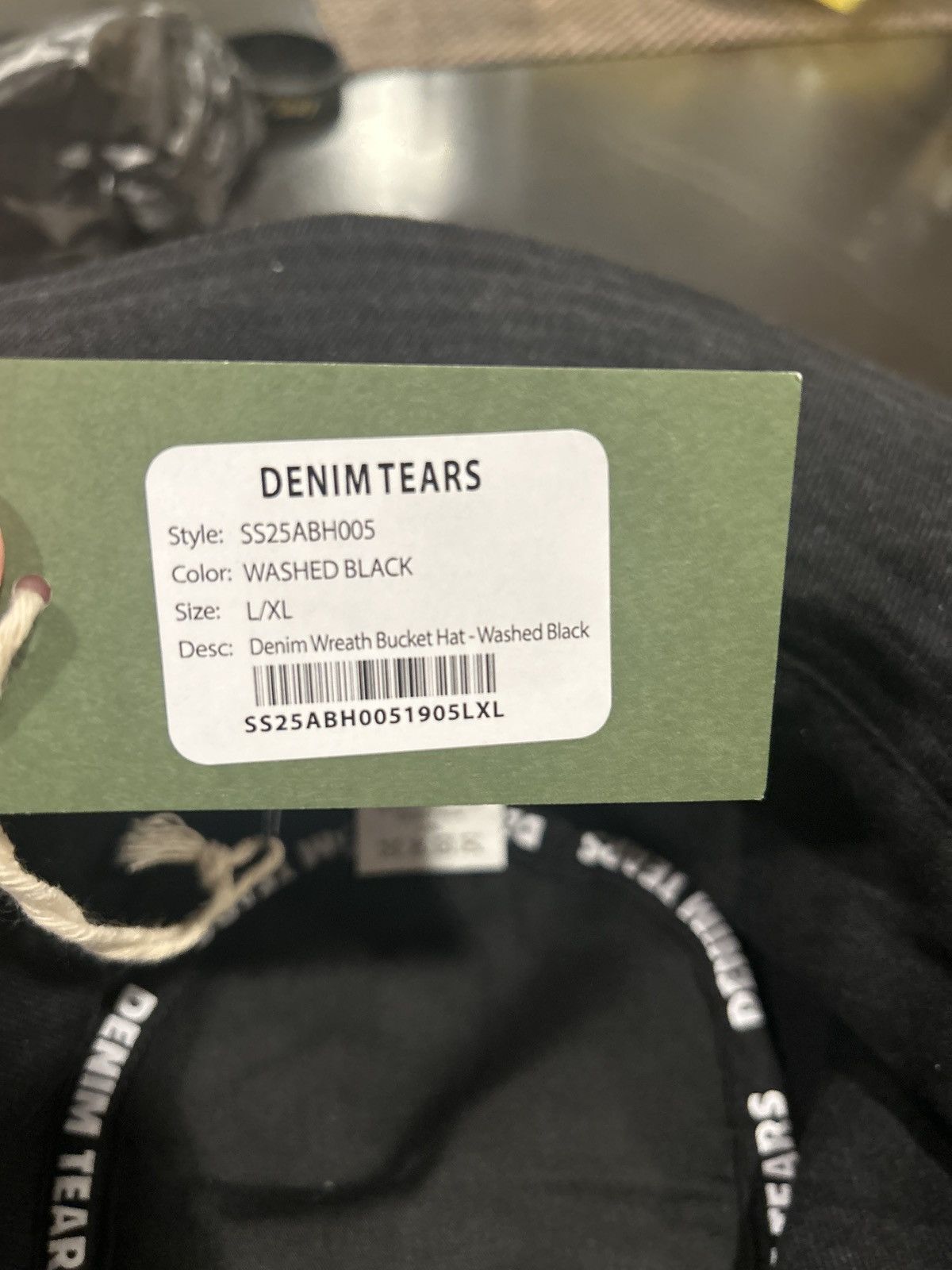 DENIM TEARS B&W Denim Tears Bucket Hat Size 36 - 6 Thumbnail