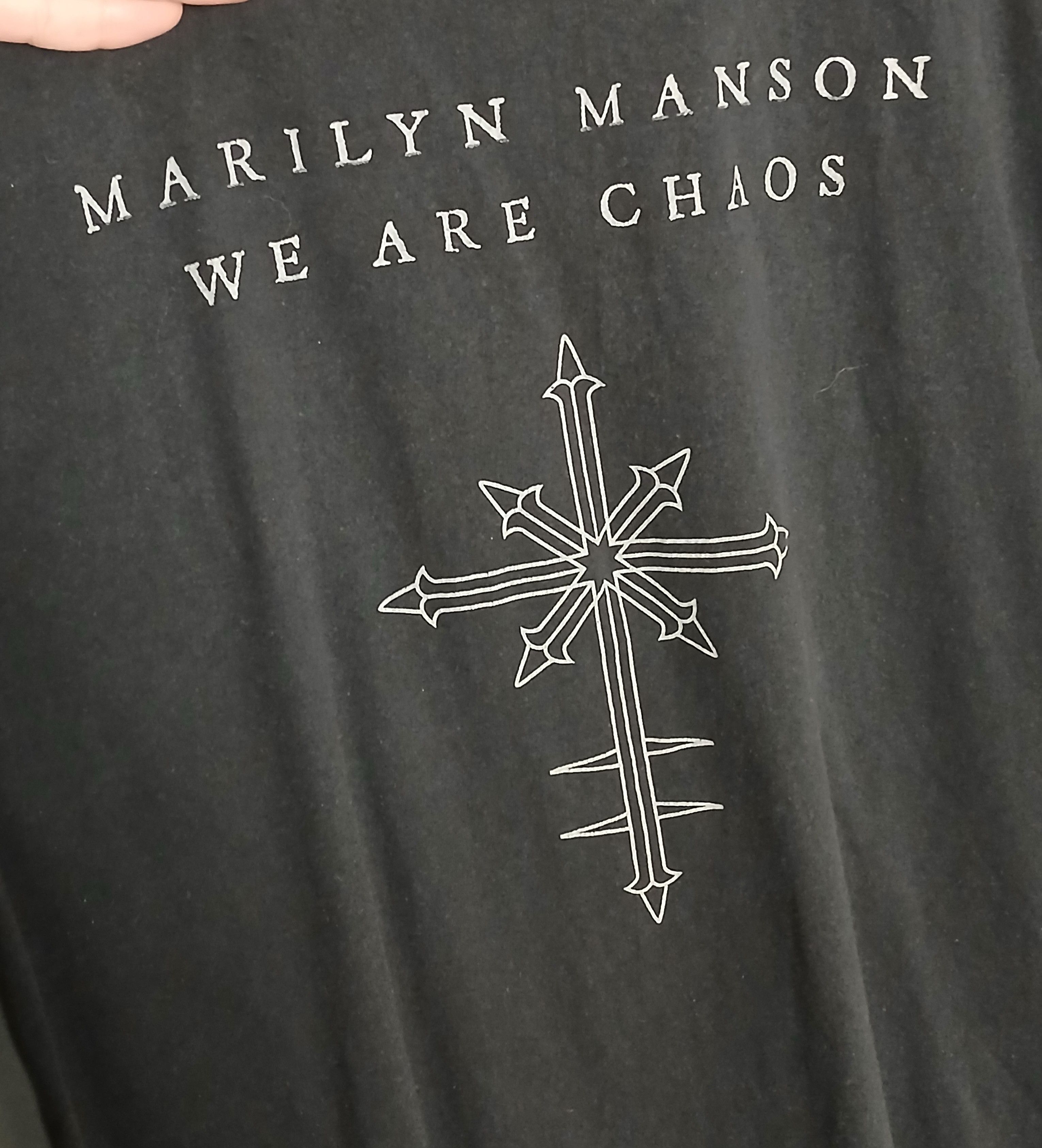 Band Tees × Marilyn Manson Marilyn Manson We Are Chaos T-Shirt Size US L / EU 52-54 / 3 - 4 Thumbnail