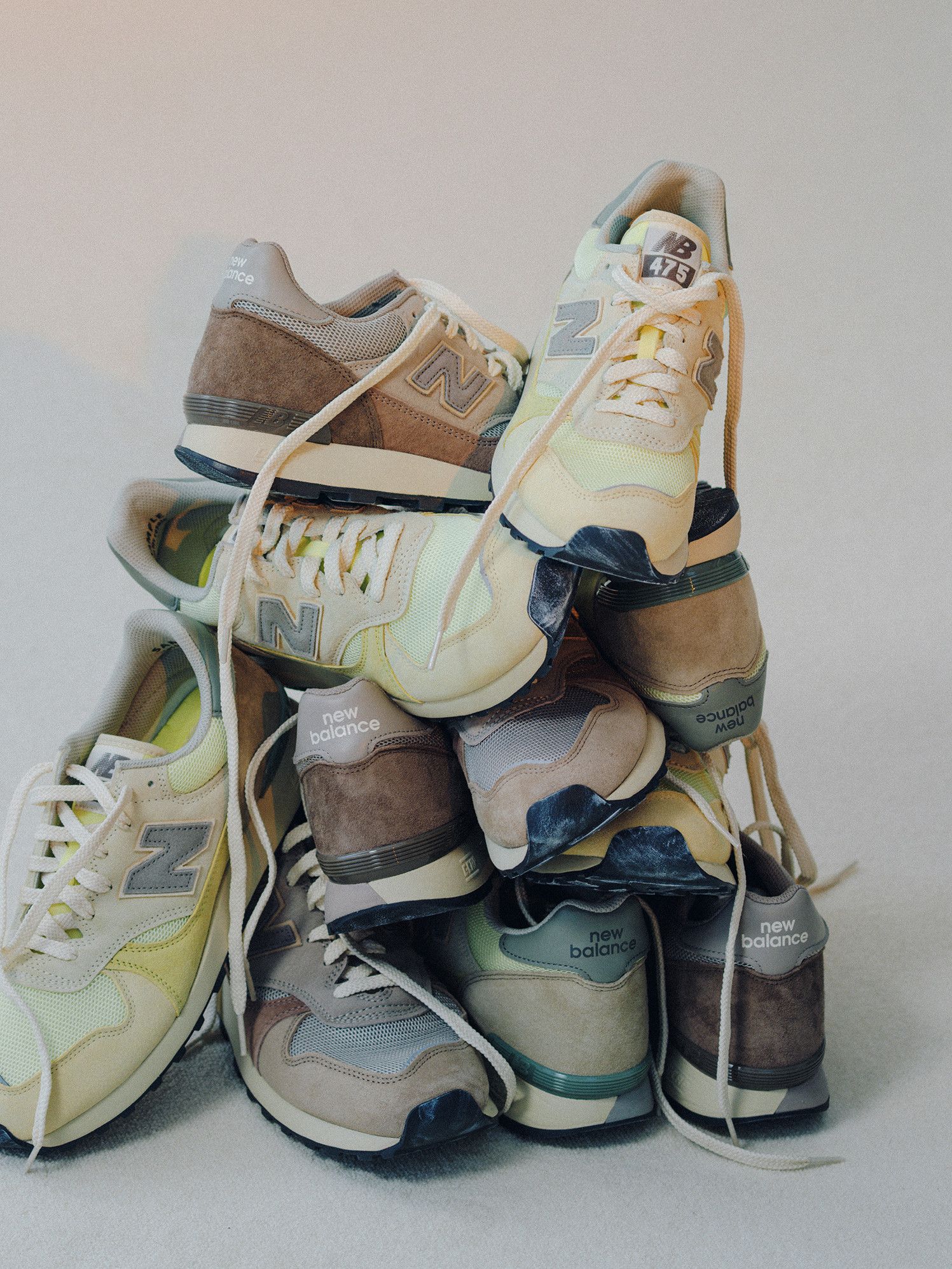 Auralee US 11 New Balance 475 London Fog Taupe Grey Size US 11 / EU 44 - 9 Thumbnail