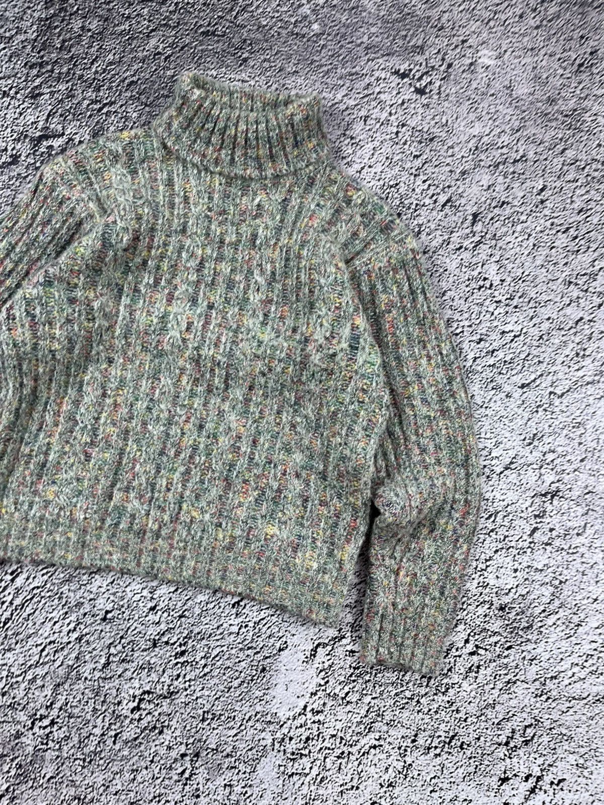 Japanese Brand Vintage Y2K ribbed 00s style 2000s sweater streetwear Size M / US 6-8 / IT 42-44 - 3 Thumbnail