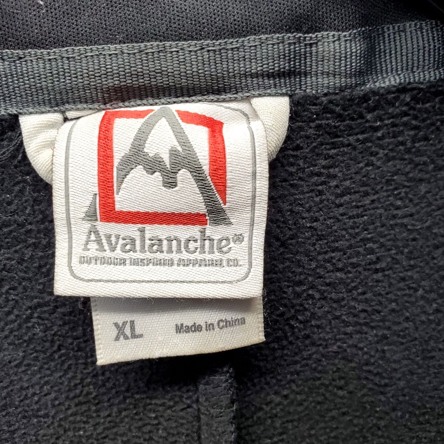 Avalanche Avalanche Weather-Shield Jacket Mens XL Black Fleece Lined Soft Shell Full Zip Size US XL / EU 56 / 4 - 5 Thumbnail