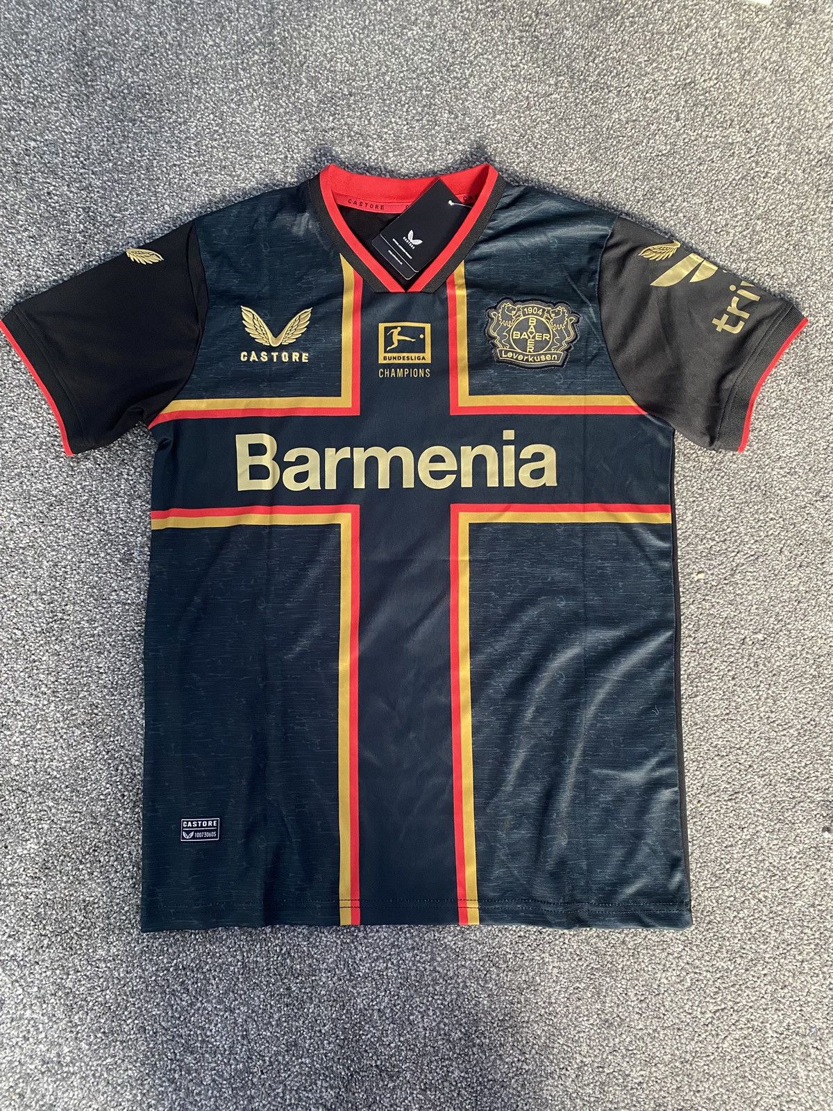 Castore Leverkusen Football Shirt Size US S / EU 44-46 / 1 - 1 Thumbnail