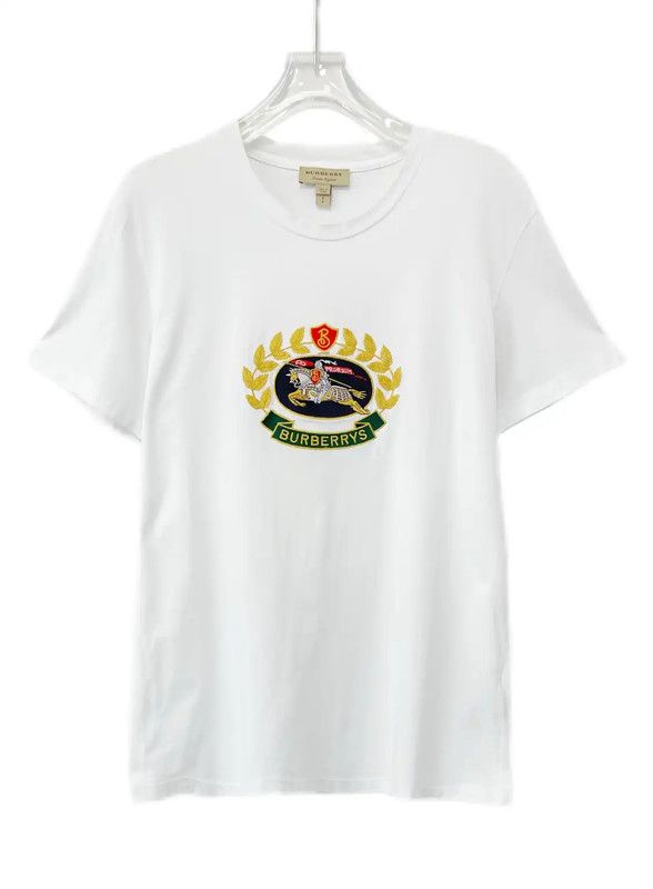 Burberry Burberry White Cotton Women's T-Shirt Size S / US 4 / IT 40 - 1 Thumbnail