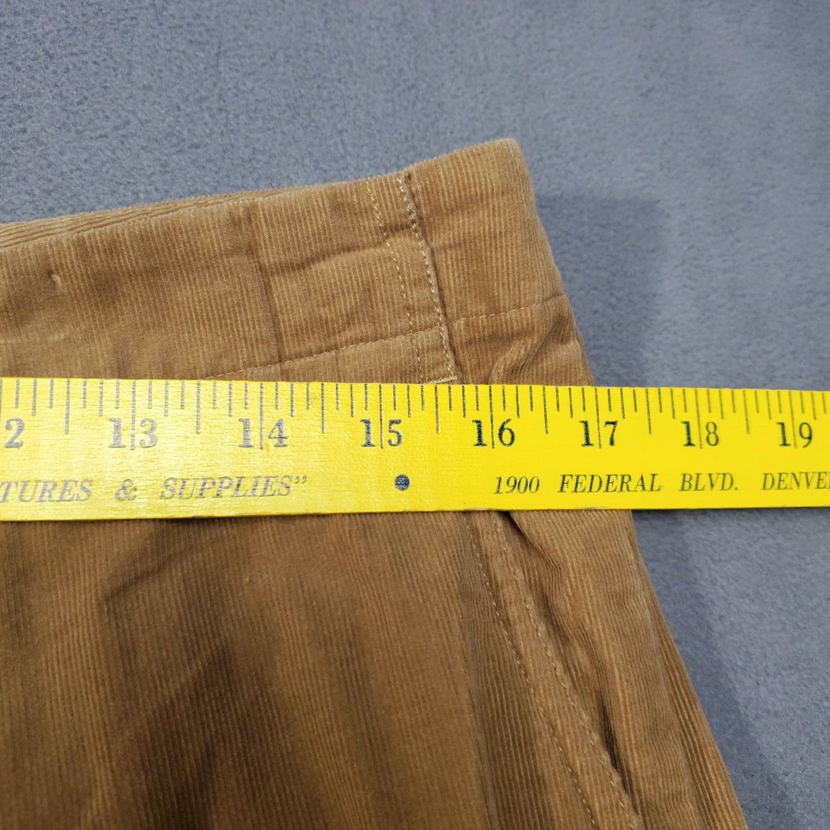 Sleepy Jones Sleepy Jones Corduroy Pants Mens 32x29 Brown Mid Rise Pockets Button Fly Size US 32 / EU 48 - 3 Thumbnail