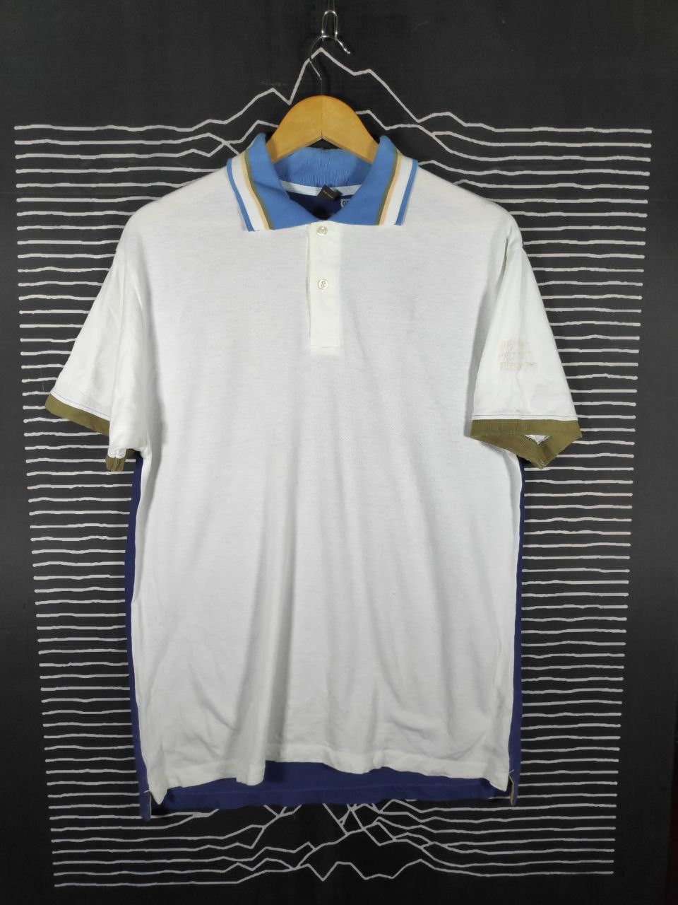 Designer × Napapijri Napapijri Italian Casual Wear Color Block Polo Size L Size US L / EU 52-54 / 3 - 2 Thumbnail