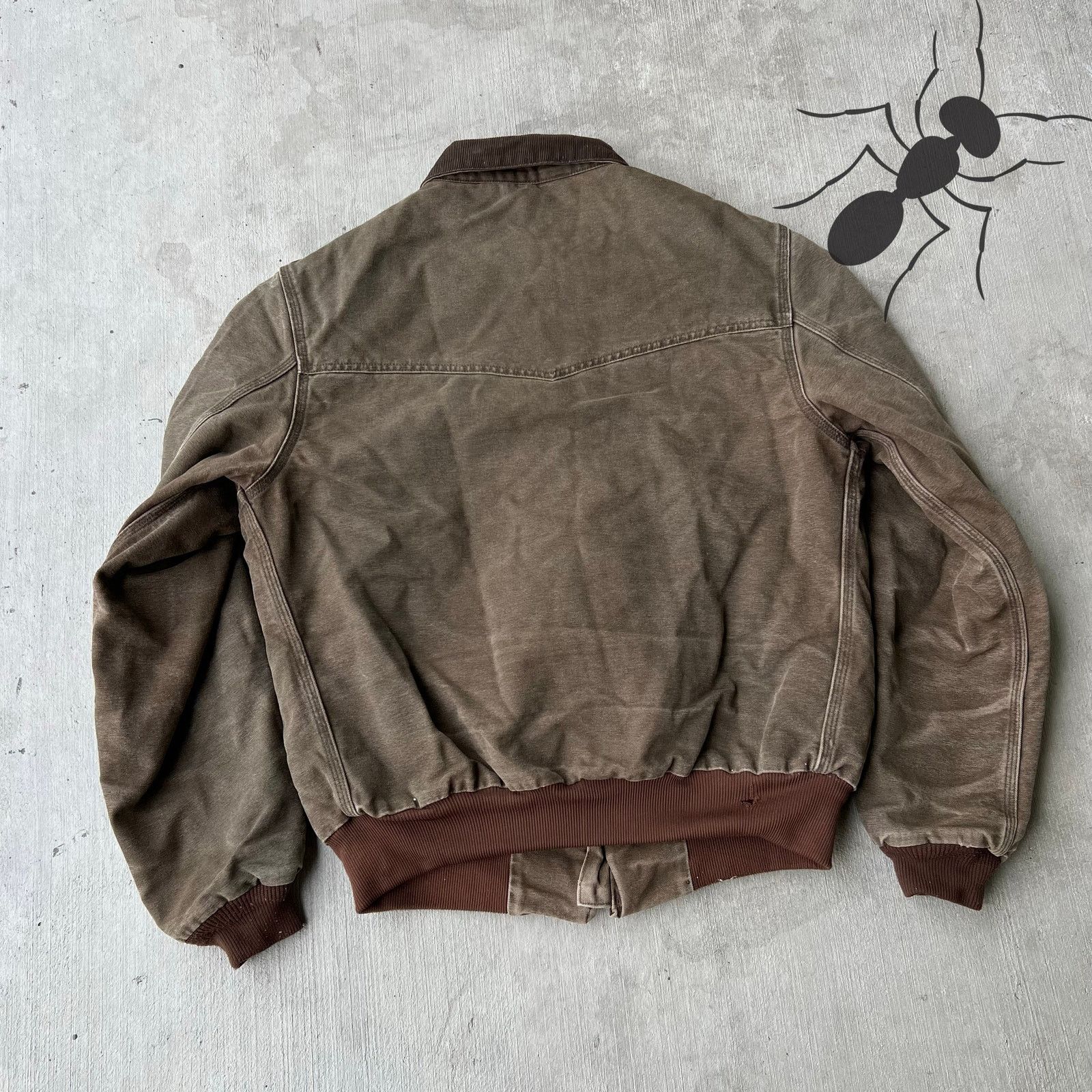 Carhartt × Vintage Carhartt J14 CHT brown Santa fe work wear jacket Size US L / EU 52-54 / 3 - 5 Thumbnail