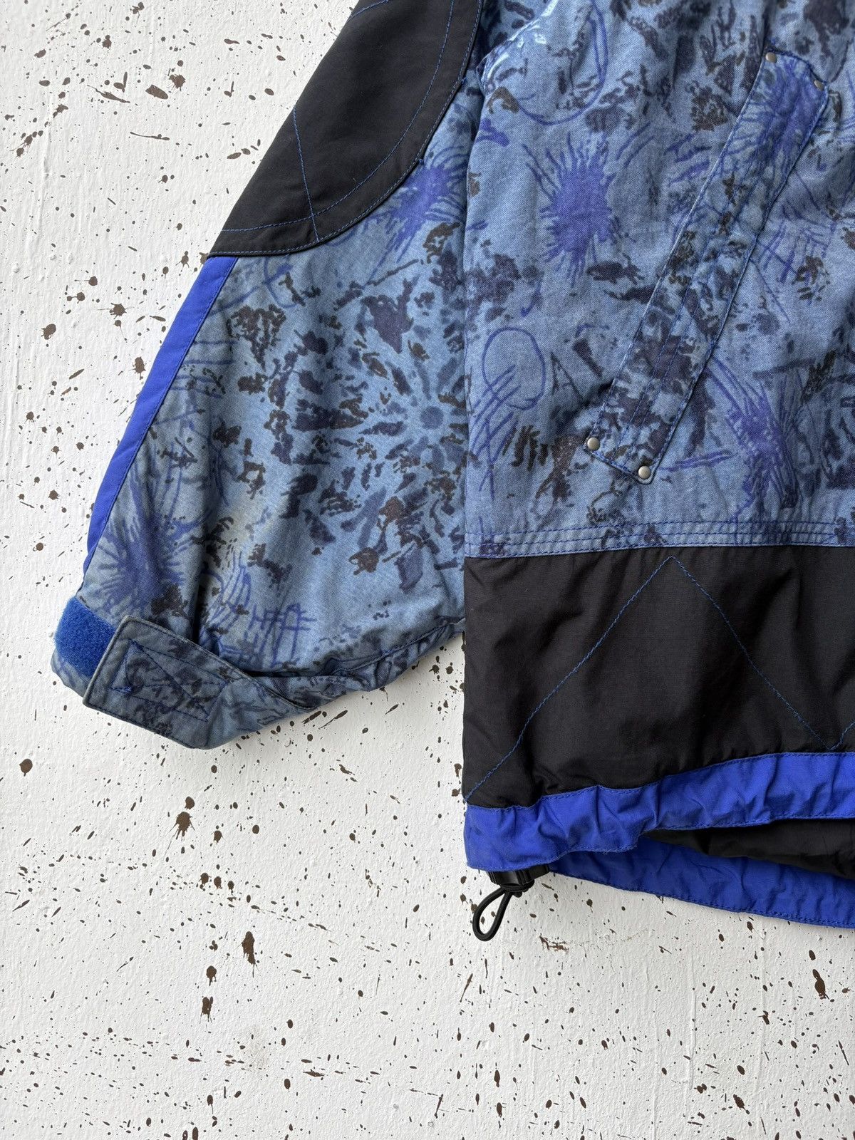 Japanese Brand Vintage La beunbe Graphic Motif Pattern Ski Jacket Size US L / EU 52-54 / 3 - 4 Thumbnail