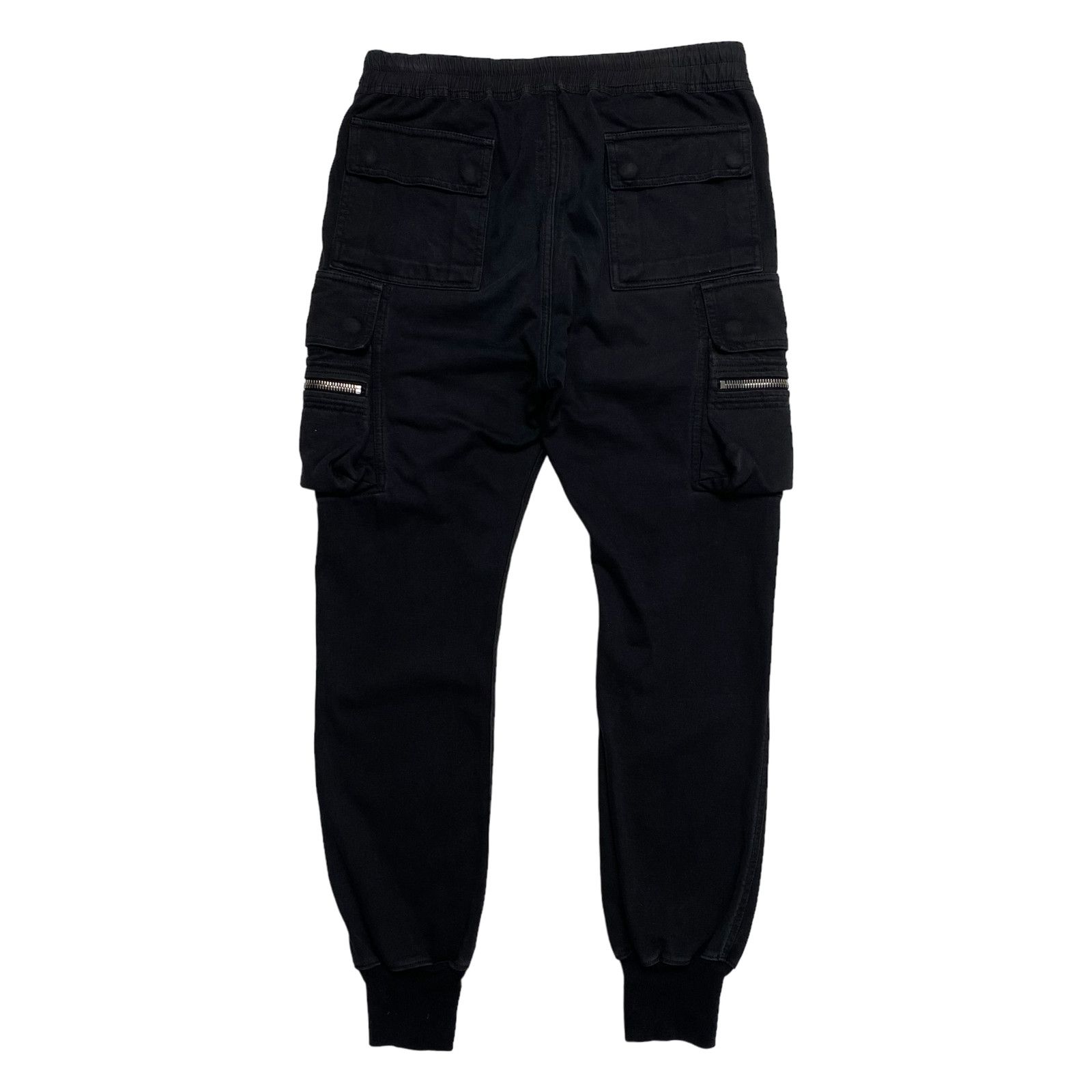 Rick Owens Rick Owens Black Zip Darkshdw Joggers Size US 32 / EU 48 - 2 Thumbnail