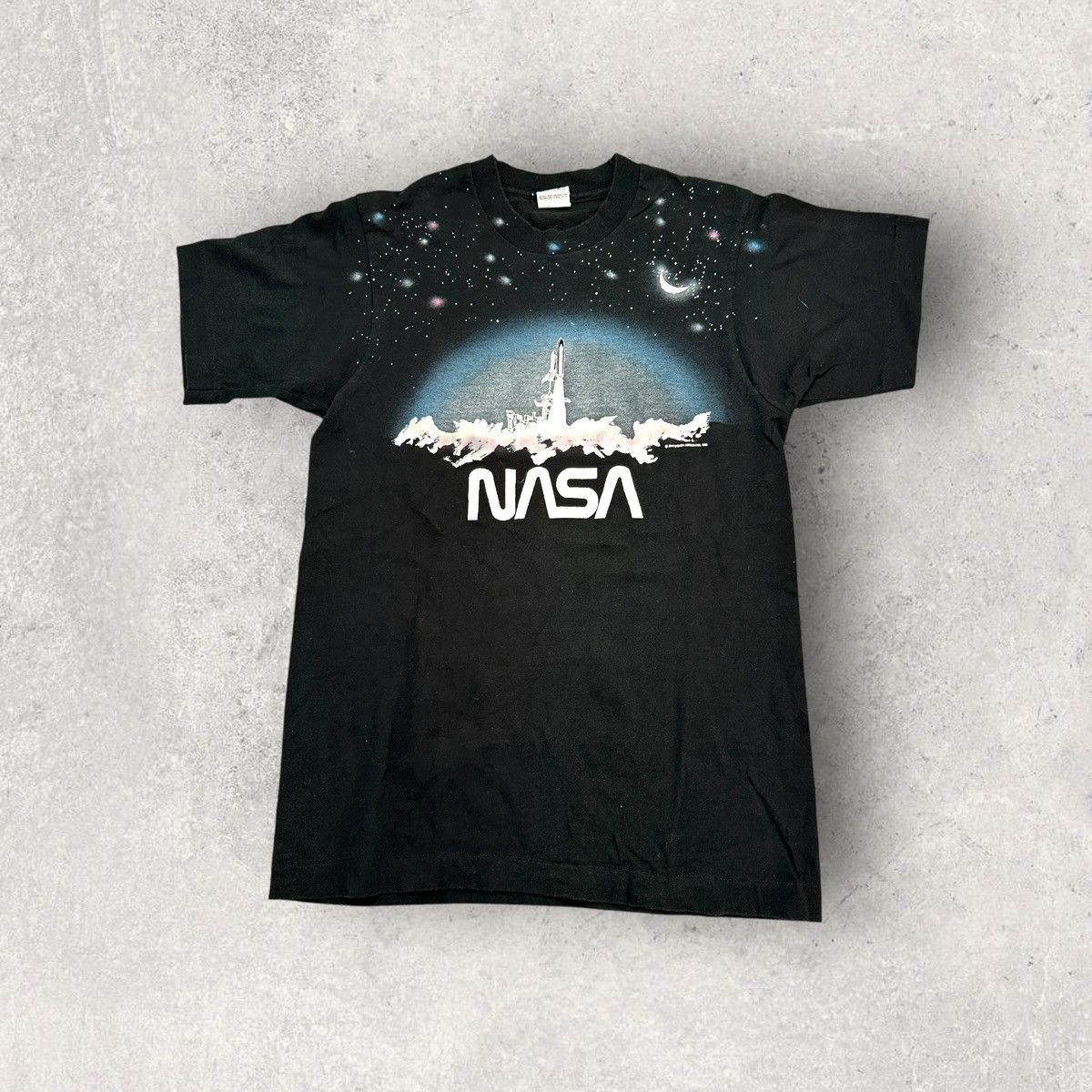 Fruit Of The Loom × NASA × Vintage Vintage NASA tee Size US M / EU 48-50 / 2 - 1 Thumbnail
