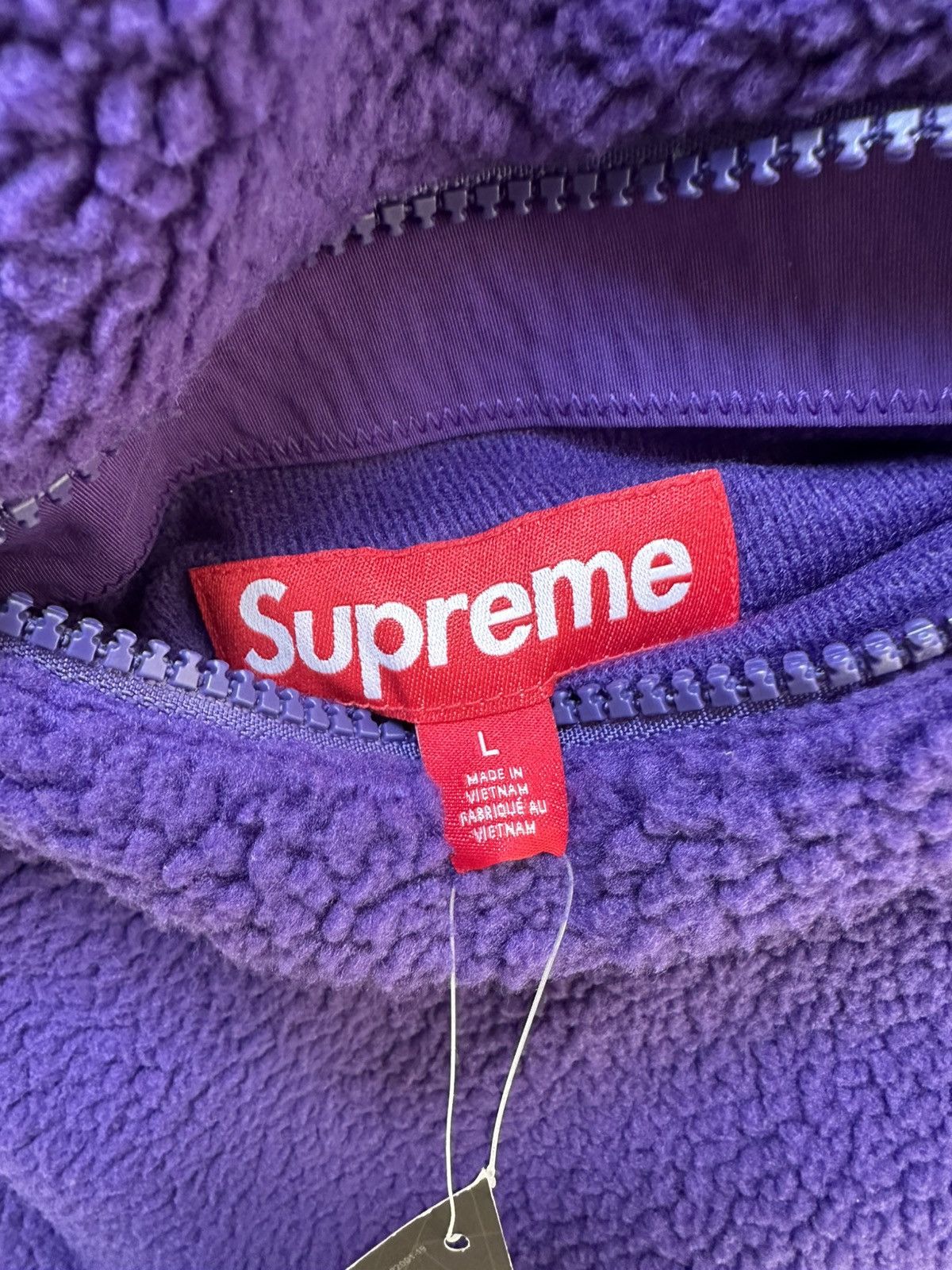 Supreme Supreme Polartec Shearling Reversible Pullover Size US L / EU 52-54 / 3 - 9 Thumbnail