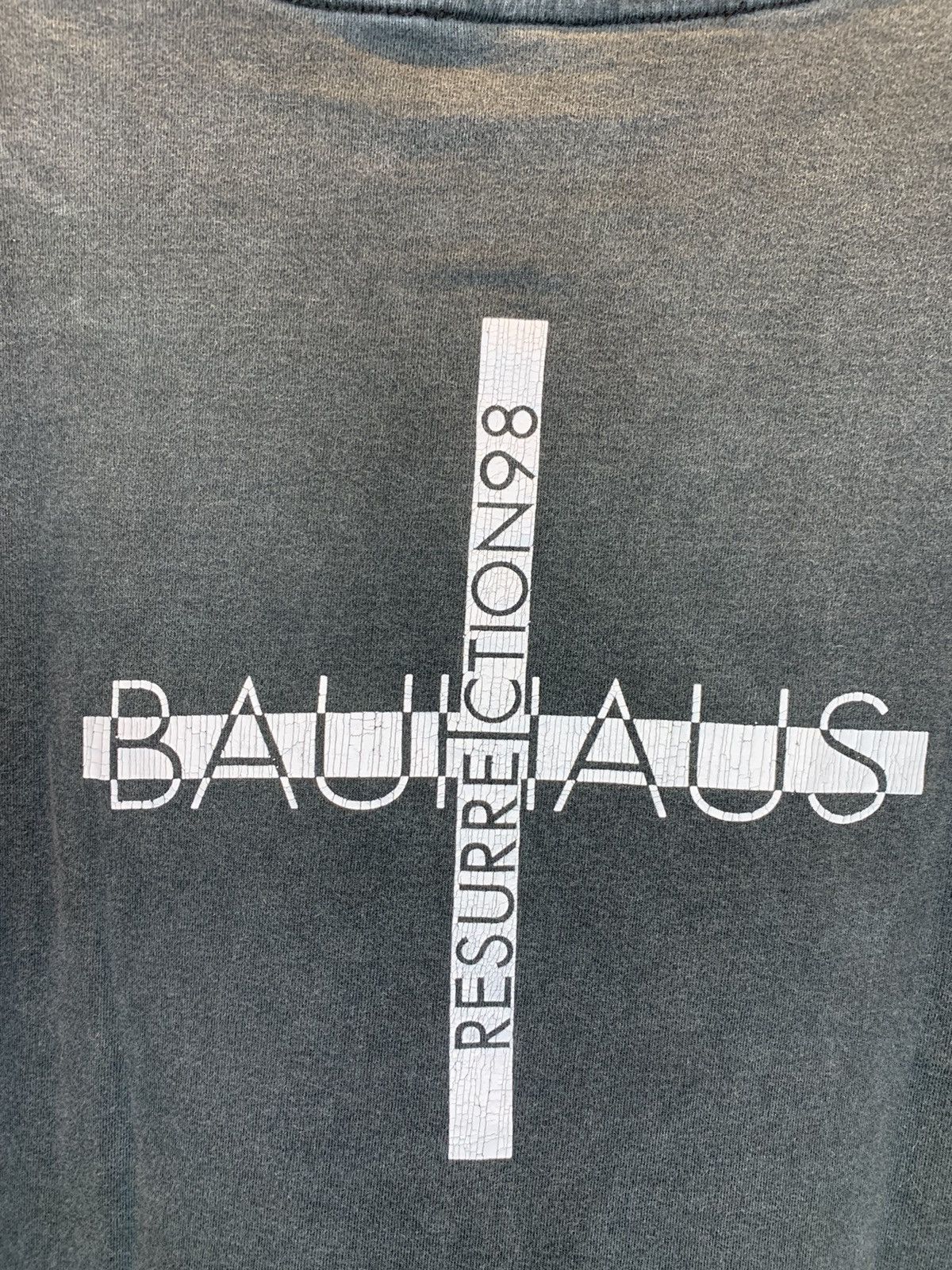 Band Tees RARE Vintage Bauhaus Resurrection Tour 90s Giant Faded Shirt Size US M / EU 48-50 / 2 - 4 Thumbnail
