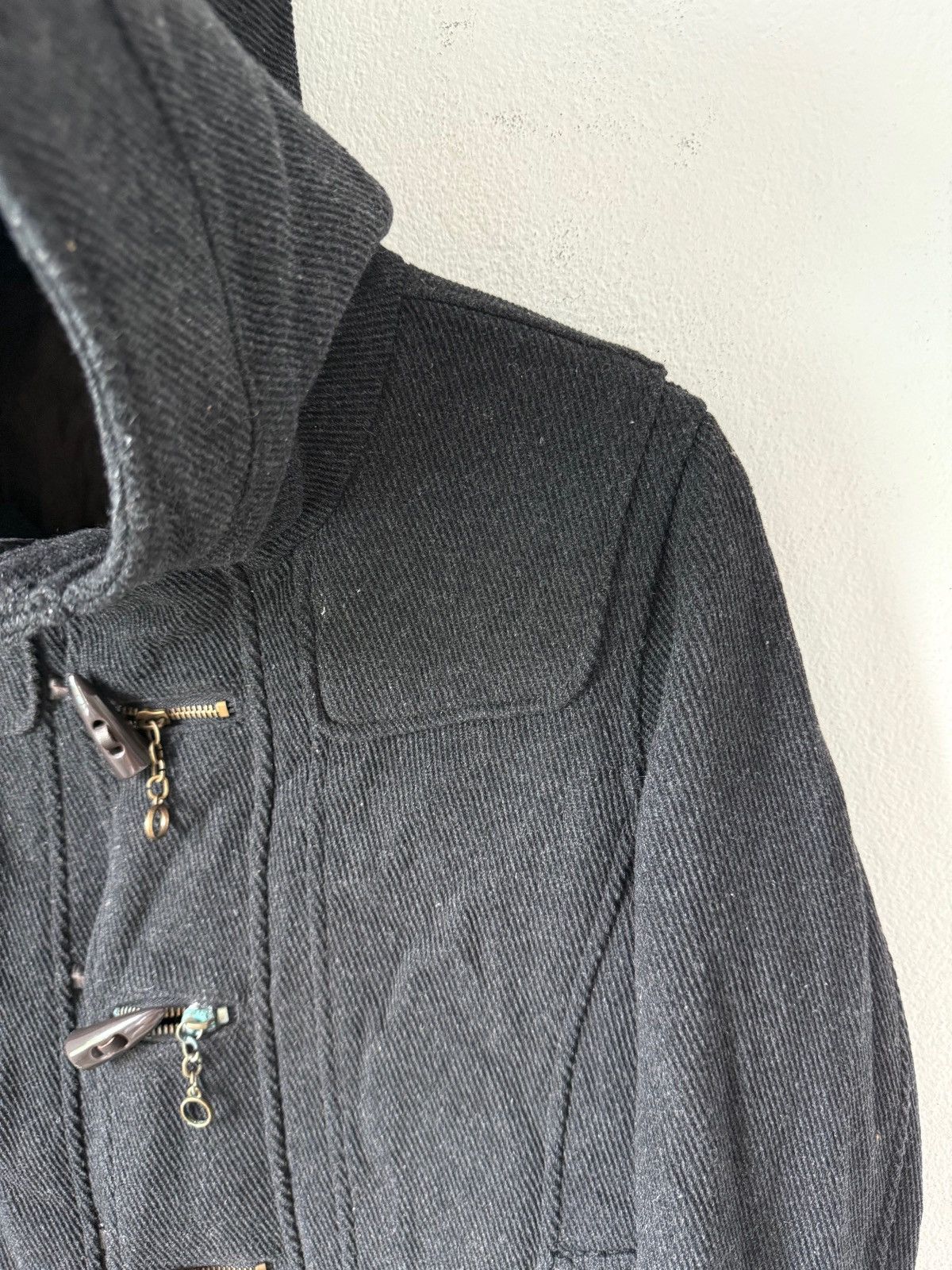 semanticdesign LGB JAPAN CULTURE SEMANTICDESIGN HERRIGBONE CASUAL JACKET Size US S / EU 44-46 / 1 - 4 Thumbnail