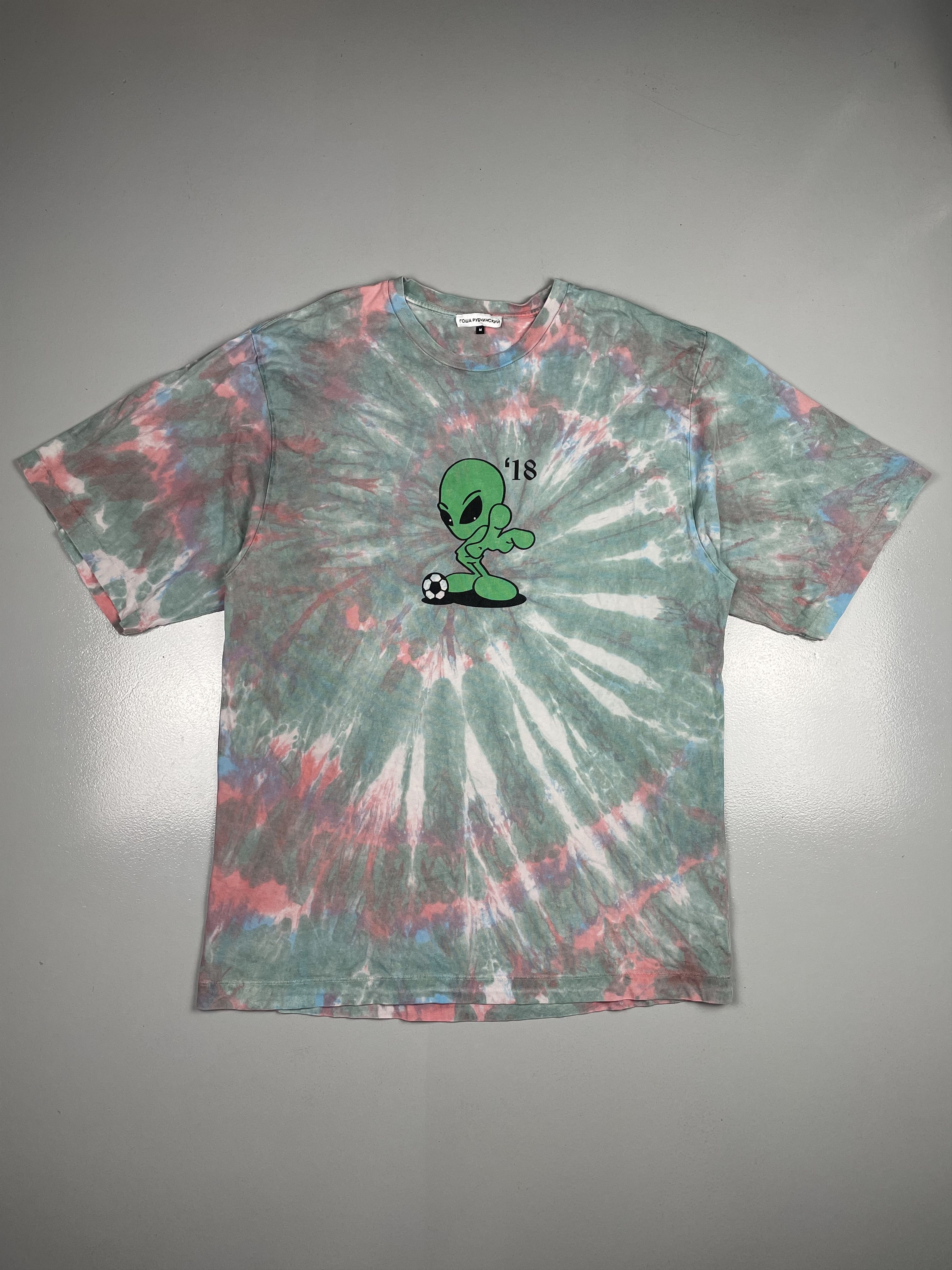 gosha rubchinskiy 18ss alien エイリアン Gosha Rubchinskiy Men XL Alien Tie Dye Long Sleeve T-Shirt