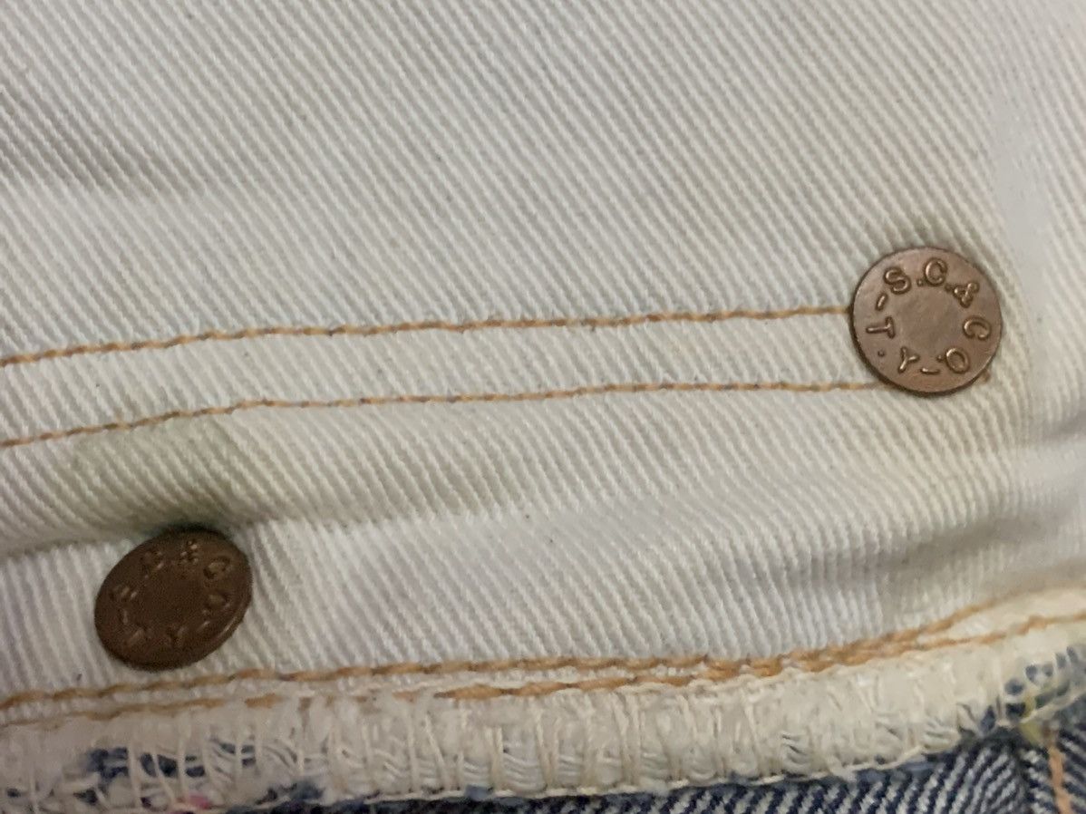 Japanese Brand × Sugar Cane Vintage Sugar Cane Selvedge Flare Distress Denim Jeans Size US 32 / EU 48 - 8 Thumbnail