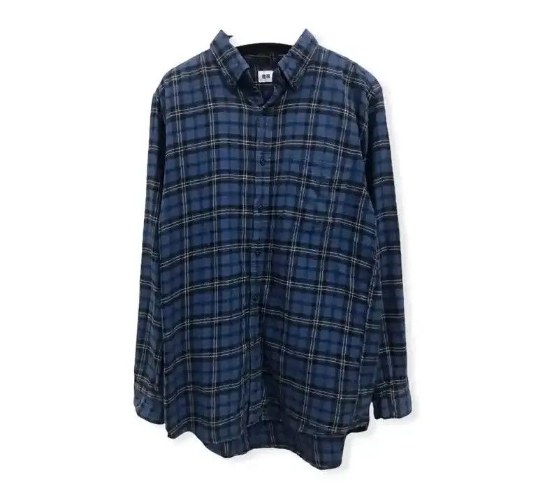 image of Uniqlo Flannel Shirt, Men's (Size Large)
