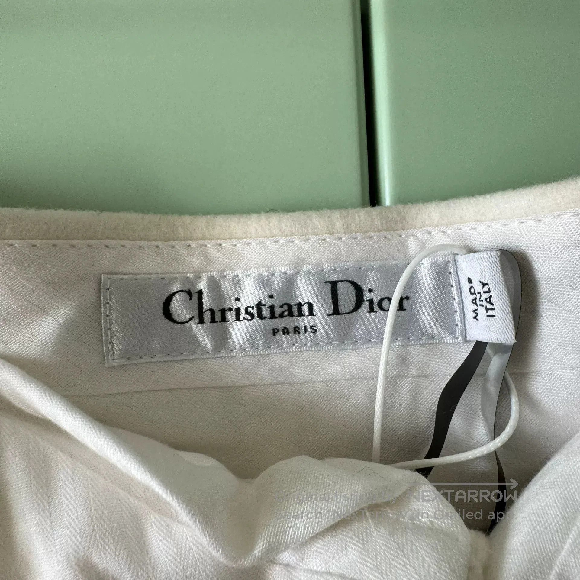 Dior Christian Dior Wool Gold Buckle Trousers. Size 31" - 3 Thumbnail