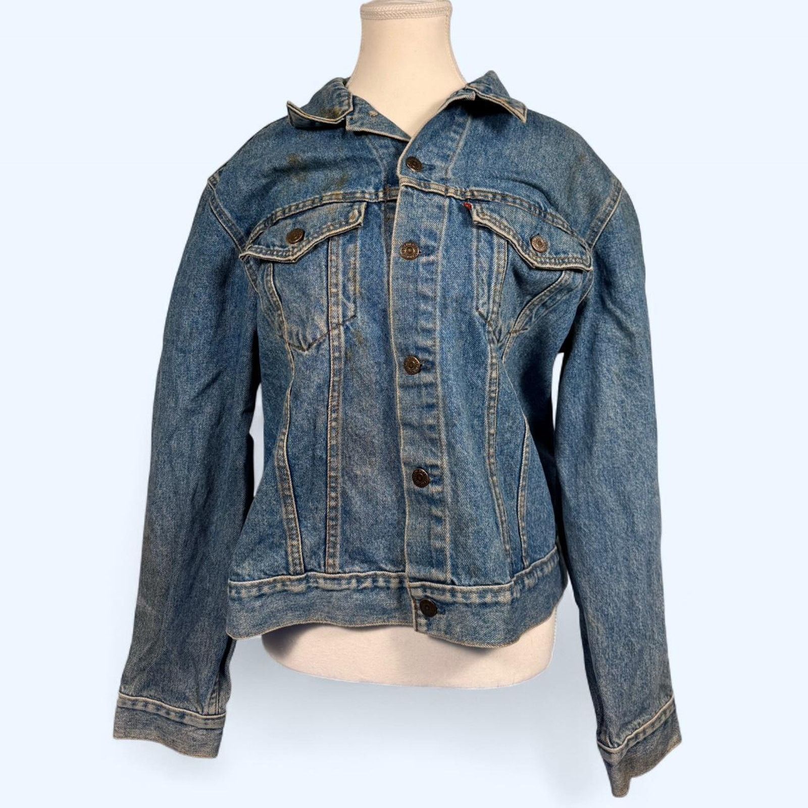 Levi's Levis true vintage denim jacket Size L / US 10 / IT 46 - 1 Thumbnail