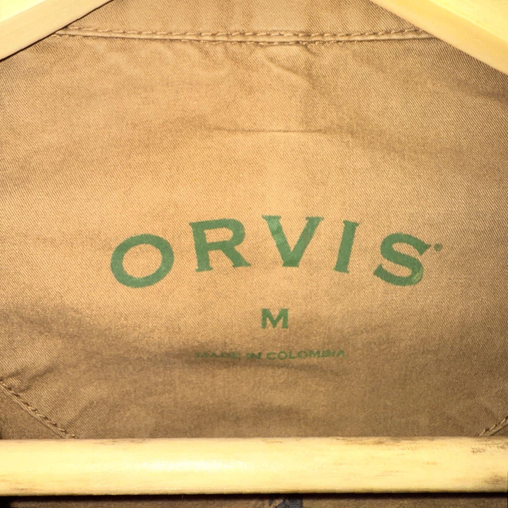 Orvis VINTAGE Orvis Mens Windbreaker Jacket Full-Zip Brown Cotton Size M Size US M / EU 48-50 / 2 - 4 Thumbnail