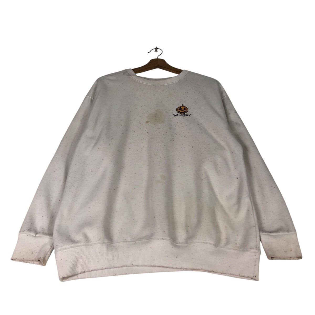Cartoon Network × Japanese Brand × Vintage 📌Vintage Sweatshirt Crewneck Tom & Jerry Cartoon Big Logo Size US M / EU 48-50 / 2 - 3 Thumbnail