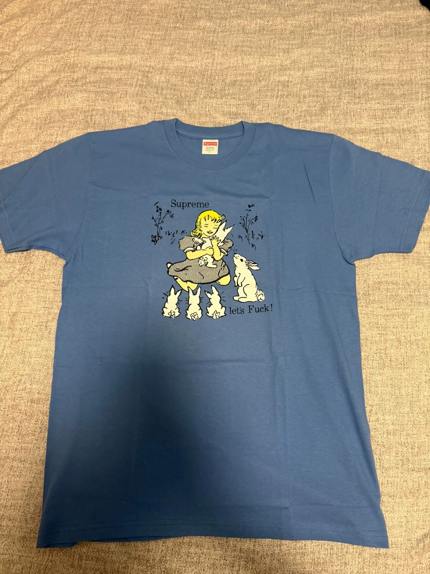 Supreme Supreme 16fw Fairytale Girl Let's Fck L Tee NewRare Size US L / EU 52-54 / 3 - 1 Thumbnail