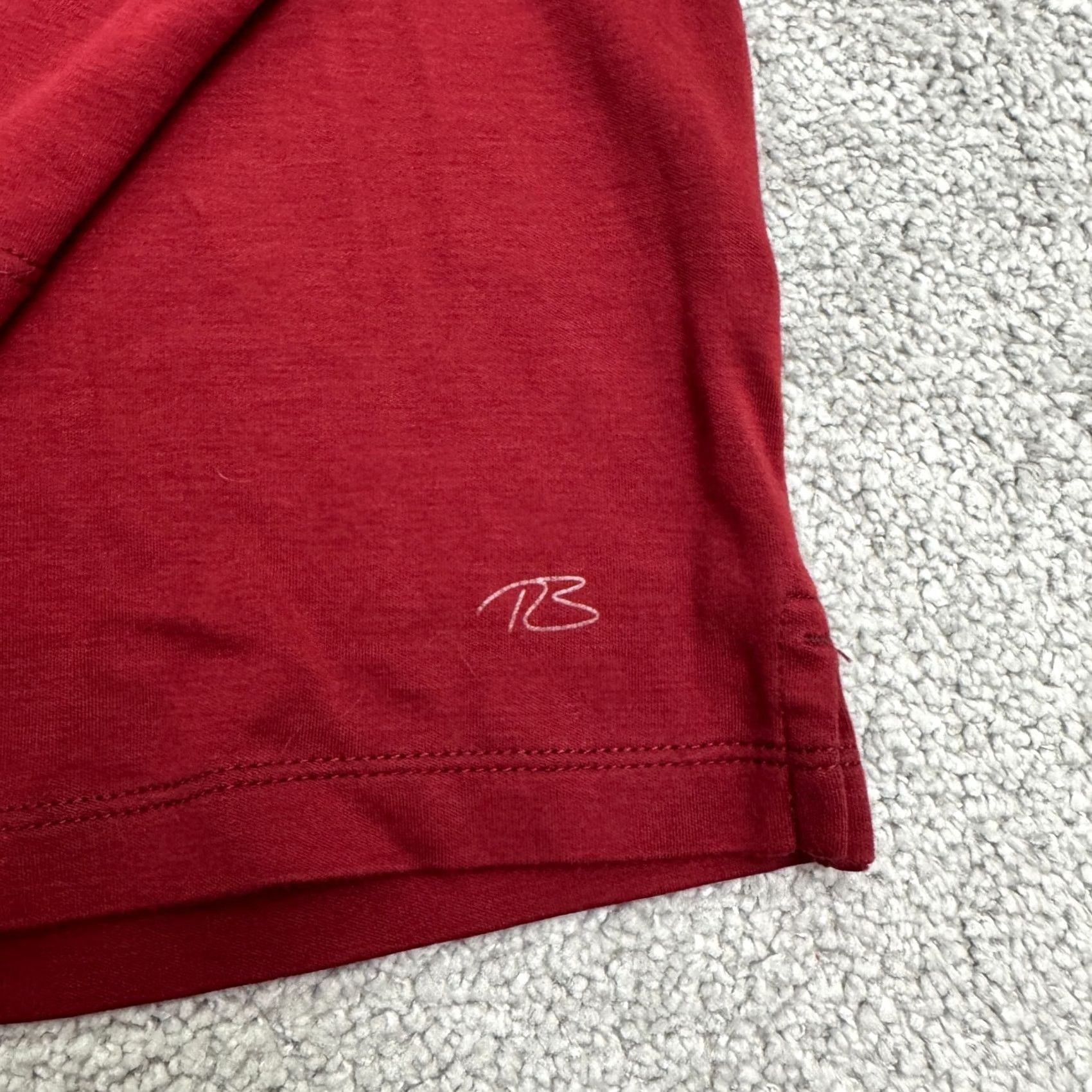 Vintage Robert Barakett Polo Shirt Men XL Red Long Sleeve Knit 100% Cotton Casual Classic Sports Size US XL / EU 56 / 4 - 3 Thumbnail