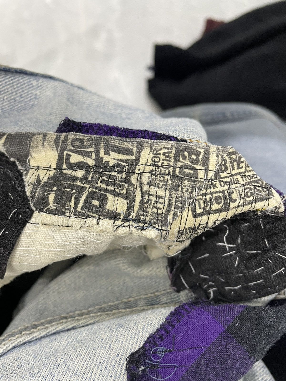 Designer × Levi's VINTAGE LEVIS 501 MADE IN USA ARTWORK PANT Size US 35 - 10 Thumbnail