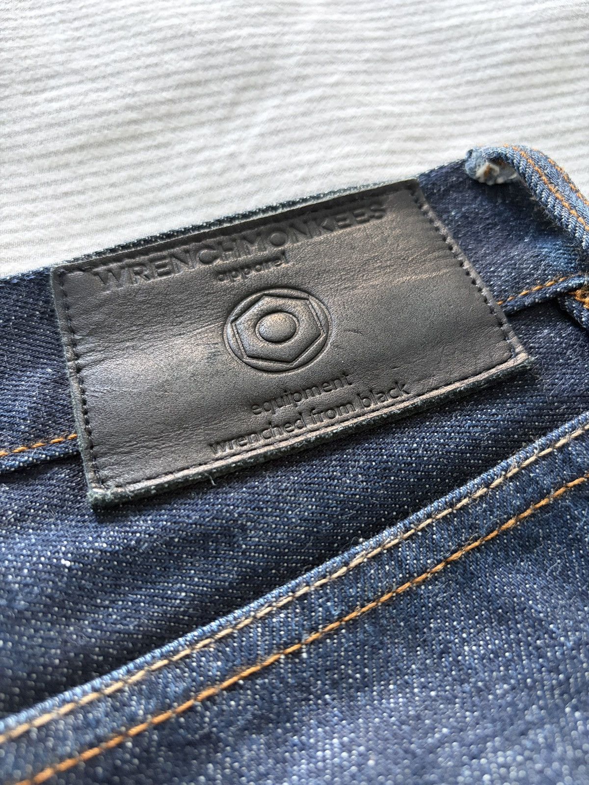WRENCHMONKEES Wrenchmonkees White Oak Selvege Jeans Size US 33 - 8 Thumbnail