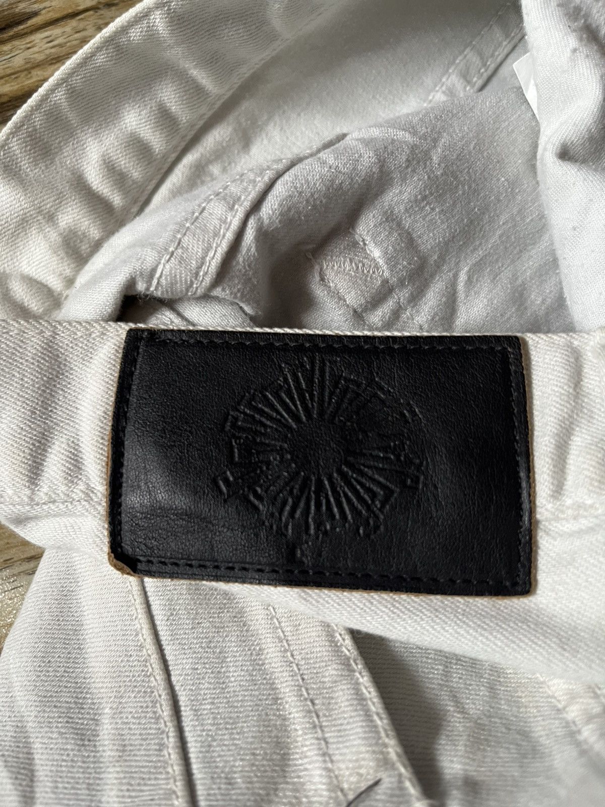 Japanese Brand Y2K Luster Clawmark White Jeans Dior Inspired Size US 34 / EU 50 - 13 Thumbnail