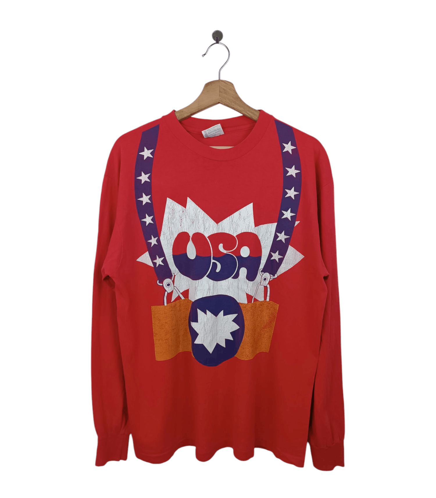Vintage VINTAGE 80'S TEAM USA SPORTS OLYMPIC MOVIE FUNNY TEE Size US L / EU 52-54 / 3 - 1 Thumbnail