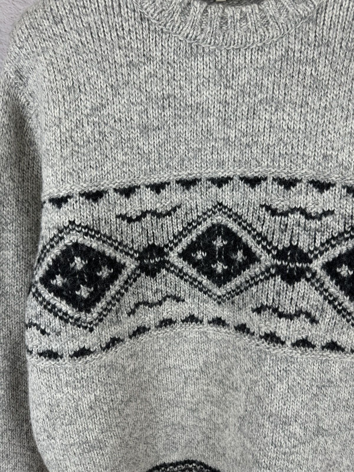 Burton Burton vintage ornament wool sweater size 5 knitwear Size US XL / EU 56 / 4 - 4 Thumbnail
