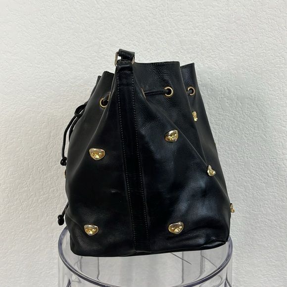 Vintage Sepcouer Leather Masked VTG Drawstring Bag Purse Size ONE SIZE - 7 Thumbnail