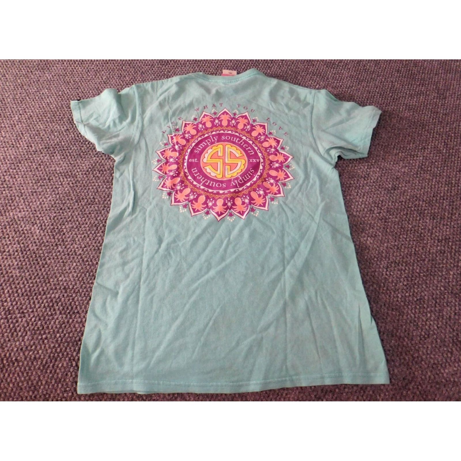 Vintage Simply Southern Shirt S Men Blue Logo Graphic Pineapple Classic T-Shirt Crew Neck Short Sleeve Cotton Knit Logo Vintage No Size US S / EU 44-46 / 1 - 6 Thumbnail
