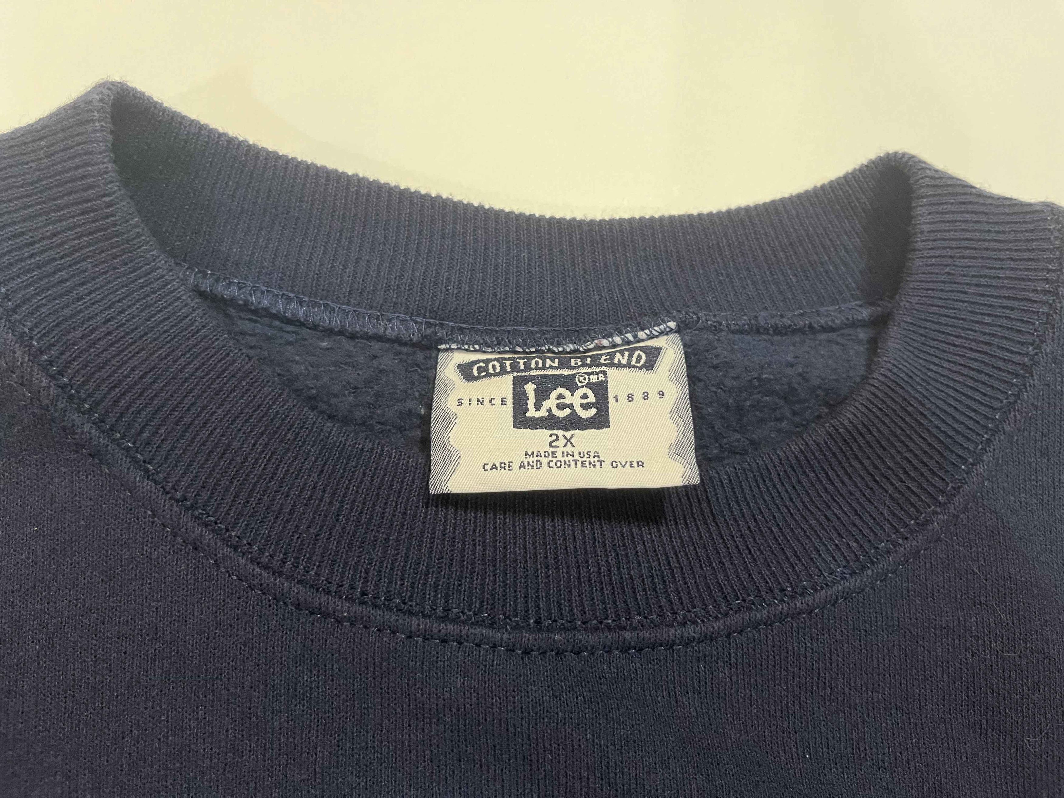 Lee × NCAA × Vintage Vintage Lee NCAA Michigan Wolverines Crewneck Sweatshirt Size US XXL / EU 58 / 5 - 3 Thumbnail