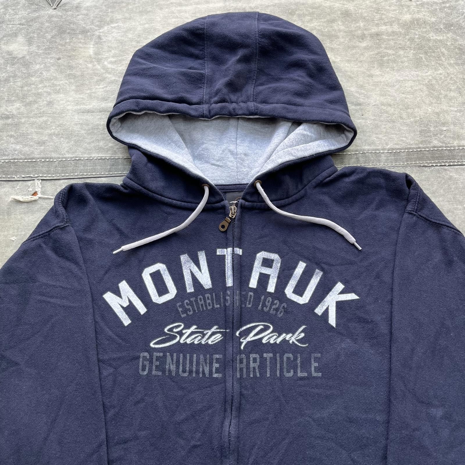 Vintage Vintage Y2K Montauk State Park Missouri Full Zip Hoodie Size US L / EU 52-54 / 3 - 2 Thumbnail