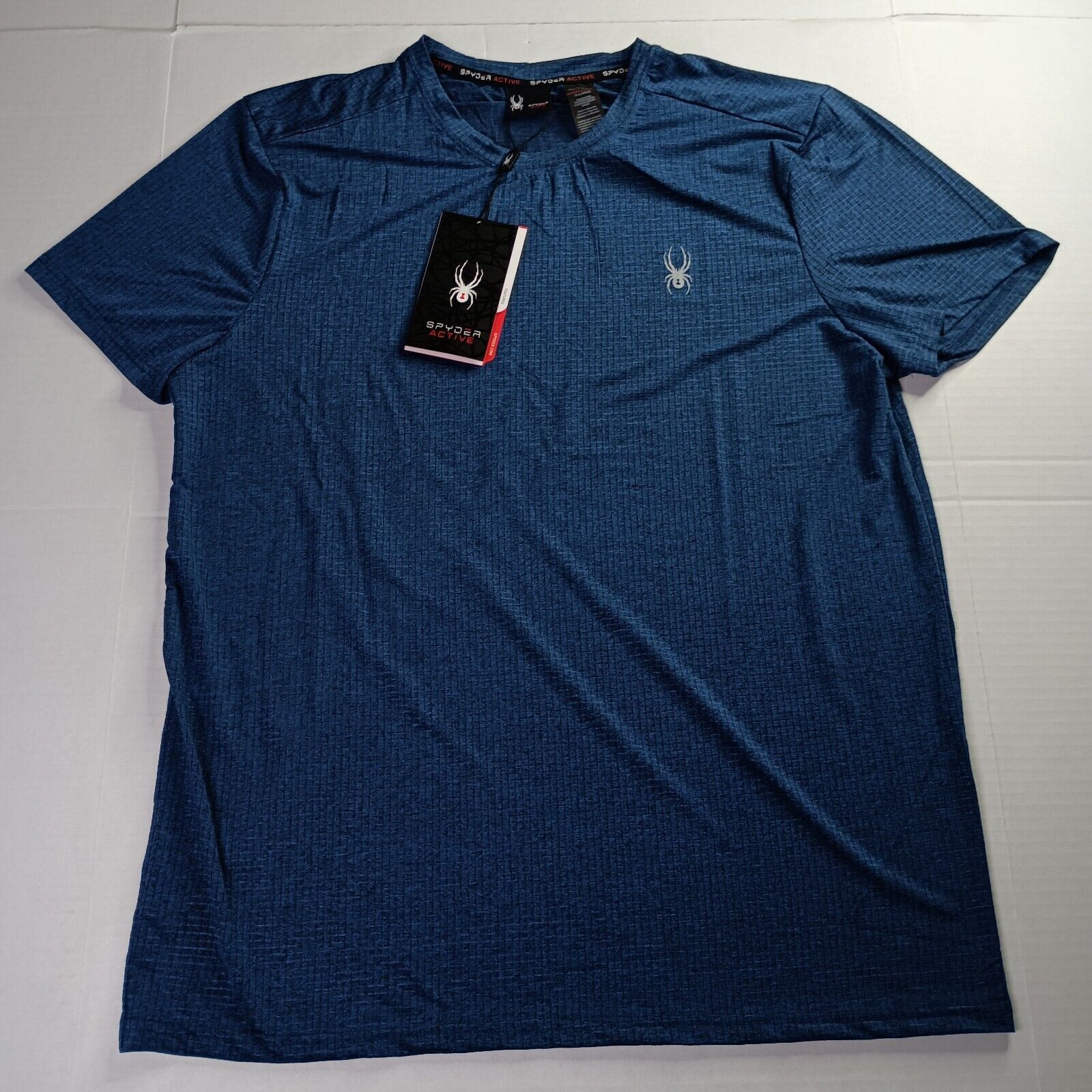 Spyder Spyder Active Shirt Men's XL Blue Stretch Performance Tee Size US XL / EU 56 / 4 - 1 Thumbnail