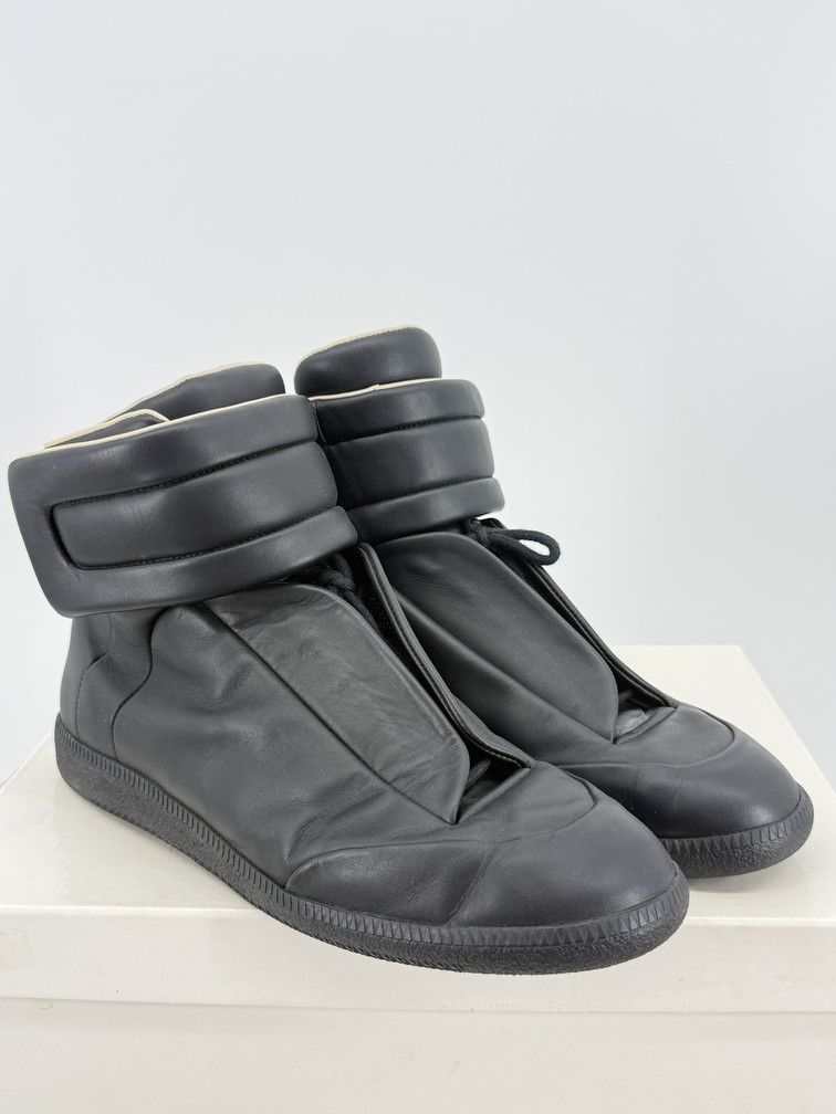 Maison Margiela Future High Black Size US 12 / EU 45 - 2 Thumbnail