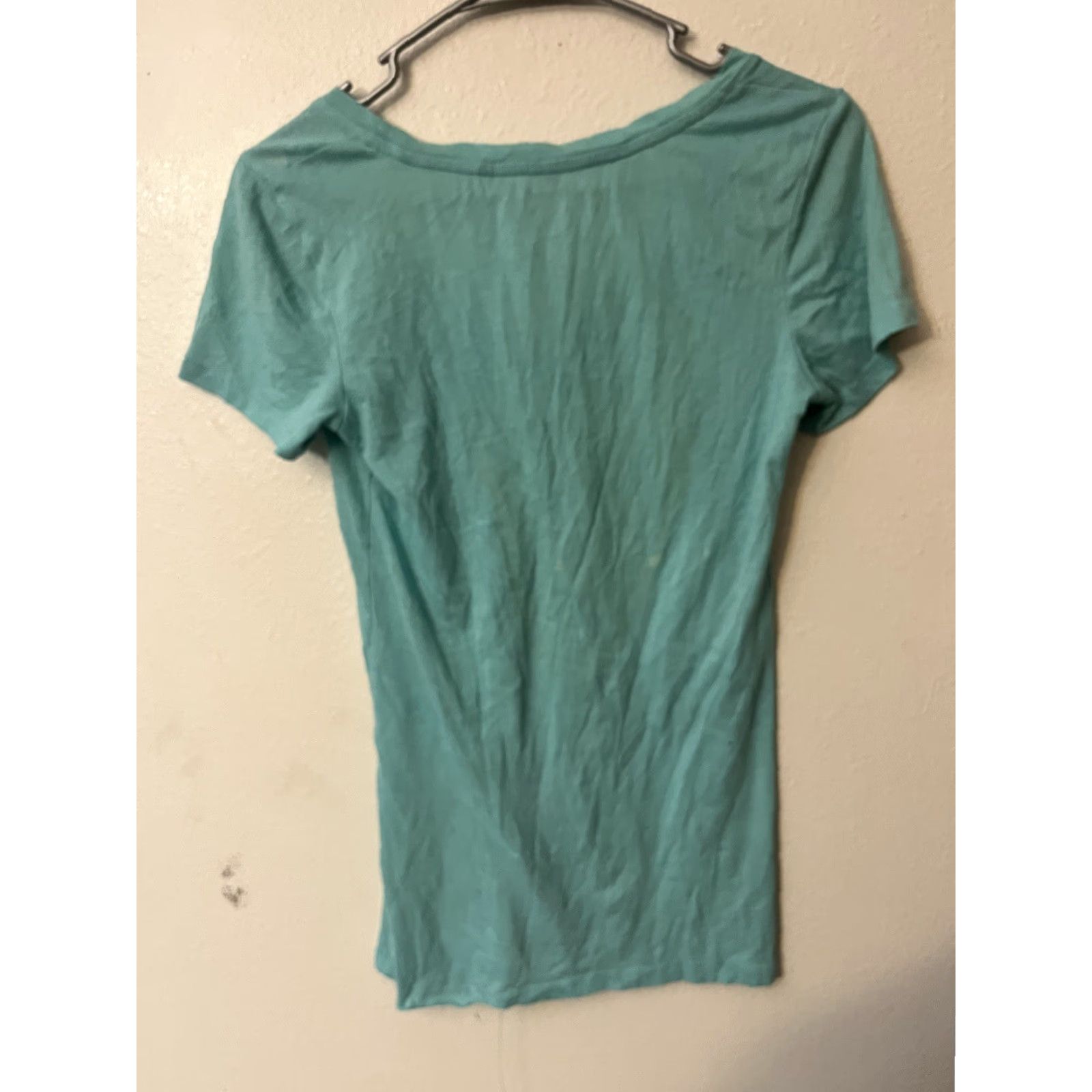 Victoria's Secret Victoria's Secret T-Shirt Blue Short Sleeve Scoop Neck M Regular Cotton Womens Vintage? No—Vintage: No. Size M / US 6-8 / IT 42-44 - 3 Thumbnail