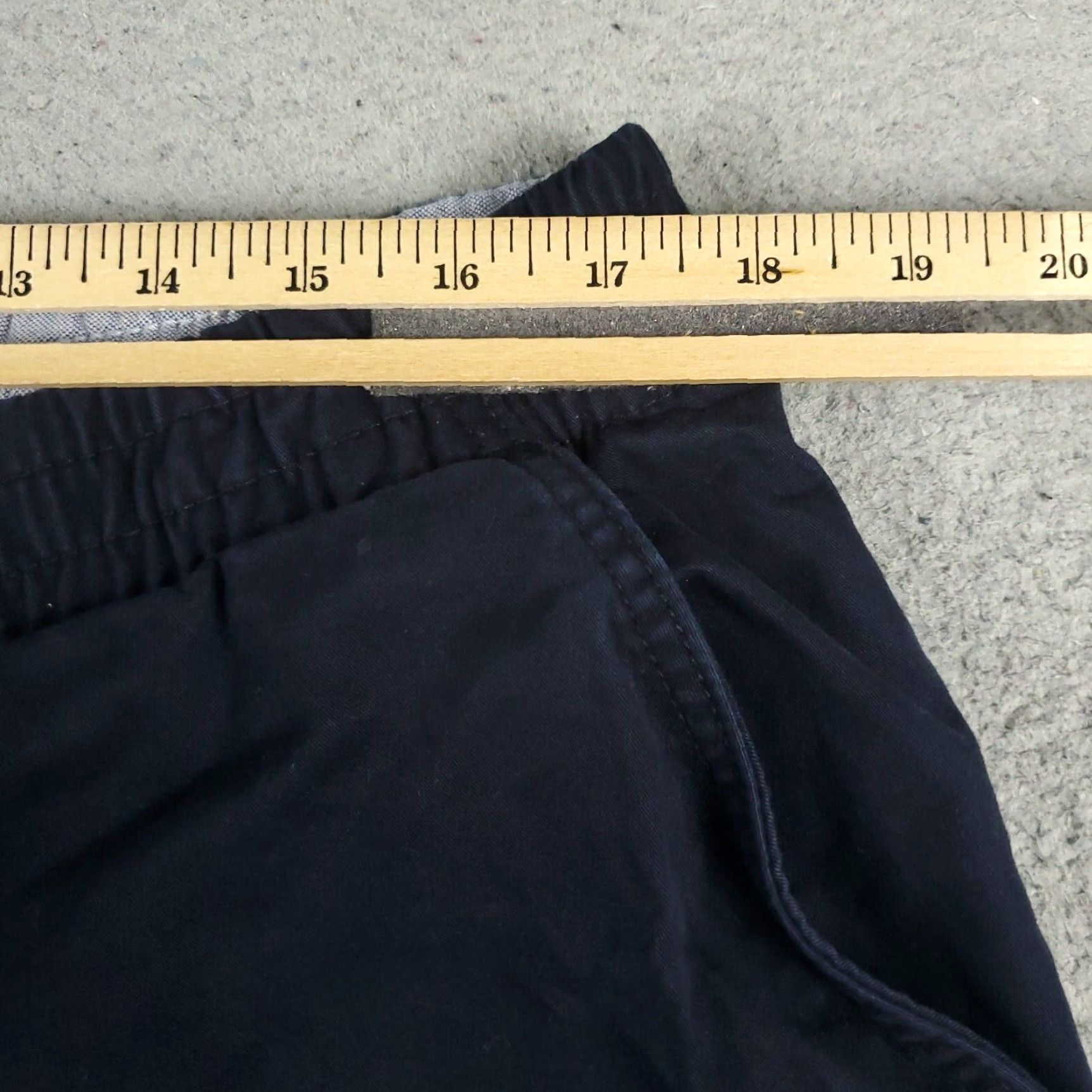 Tommy Hilfiger VINTAGE Tommy Hilfiger Shorts Womens Size 2XL Classic Chino Flat Front Blue Casual Size 35" - 4 Thumbnail