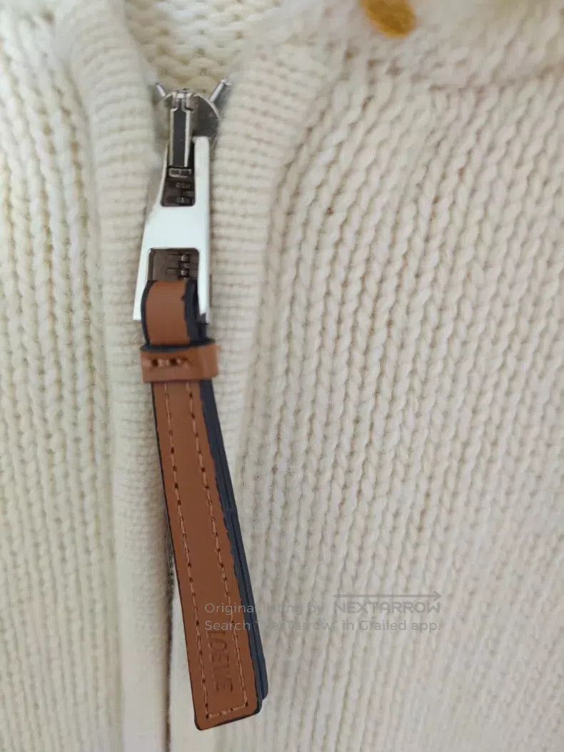 Loewe Loewe Beige Wool Hooded Sweater Size XL / US 12-14 / IT 48-50 - 2 Thumbnail