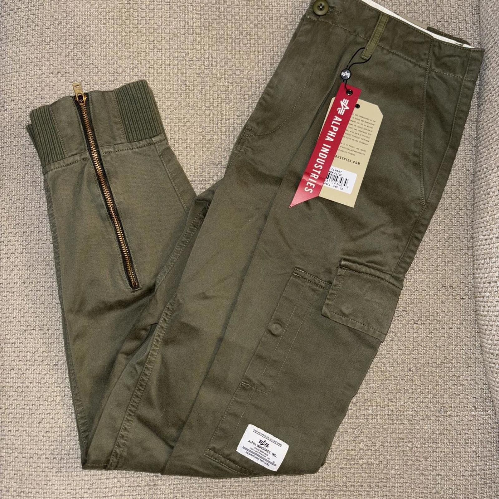Alpha Industries Alpha industries A-11 Nonstretch Denim Cargo Pants Size US 32 / EU 48 - 4 Thumbnail