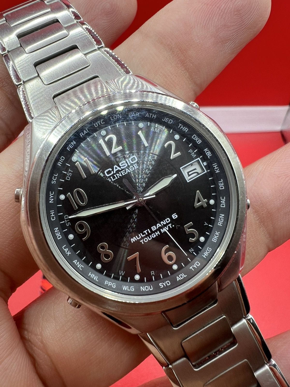 Casio Vintage Casio Lineage LIW-T110 Tough Solar Multbnd 6 Size ONE SIZE - 3 Thumbnail