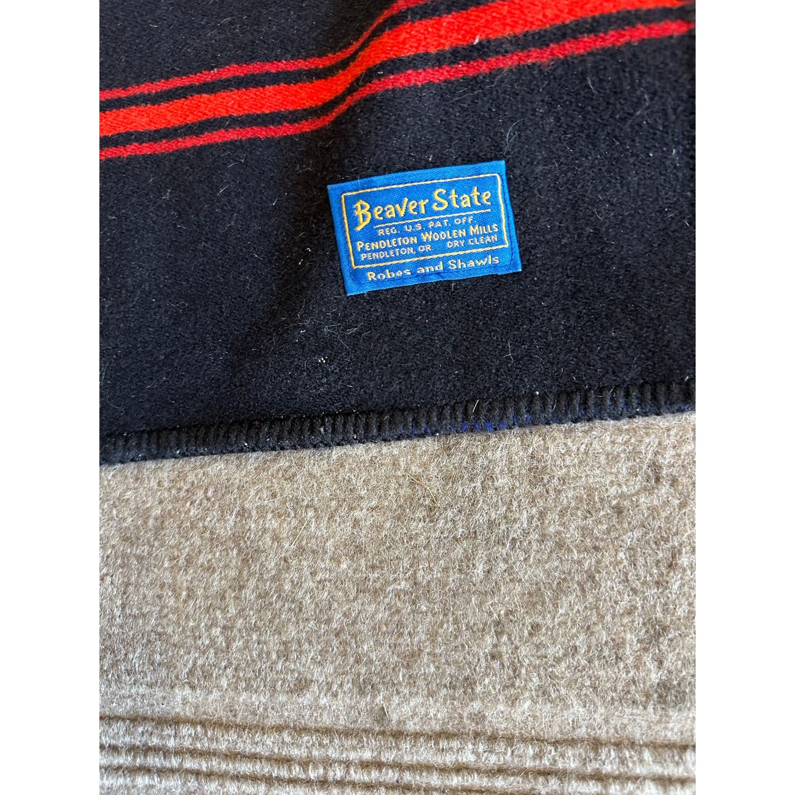 Pendleton Vintage Pendleton Beaver State Wool Aztec Blanket 34x63” Size ONE SIZE - 7 Thumbnail