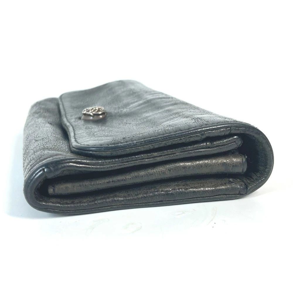 Chrome Hearts CHROME HEARTS Judy Long Wallet Black Leather Size ONE SIZE - 3 Thumbnail