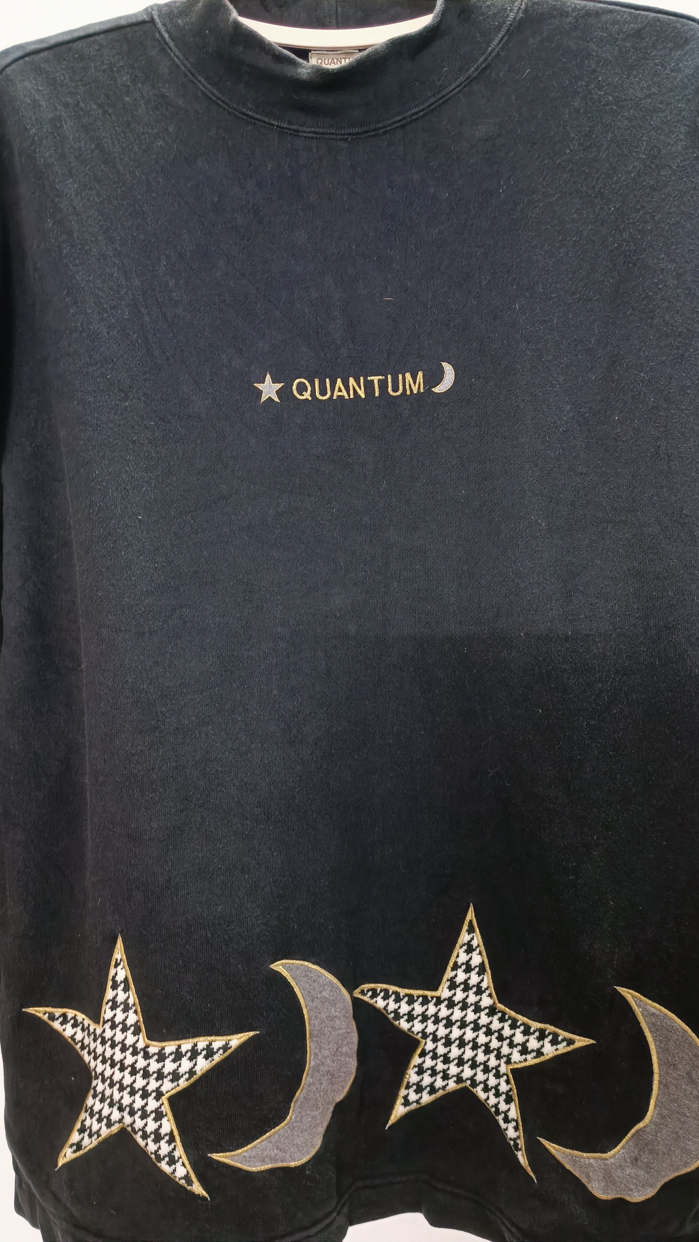 Japanese Brand × Vintage Quantum Black Sweatshirts Vintage Look Size L / US 10 / IT 46 - 2 Thumbnail