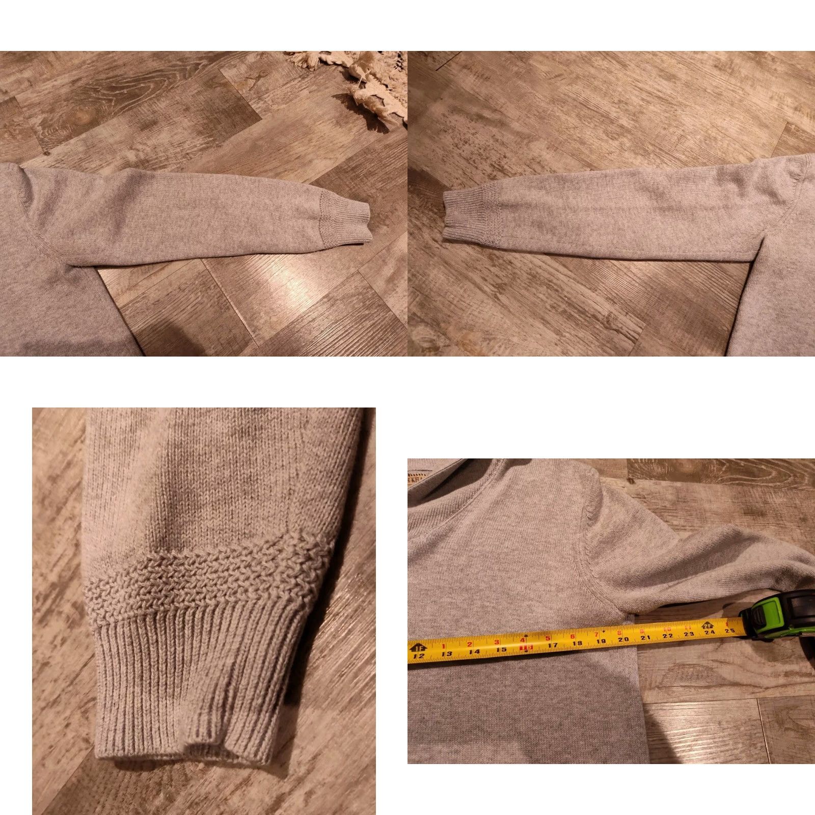 Vintage VINTAGE British Khaki Mens Sweater Pullover Cowl Neck Knit Long Sleeve Size Small Gray Casual Winter Size US S / EU 44-46 / 1 - 8 Thumbnail